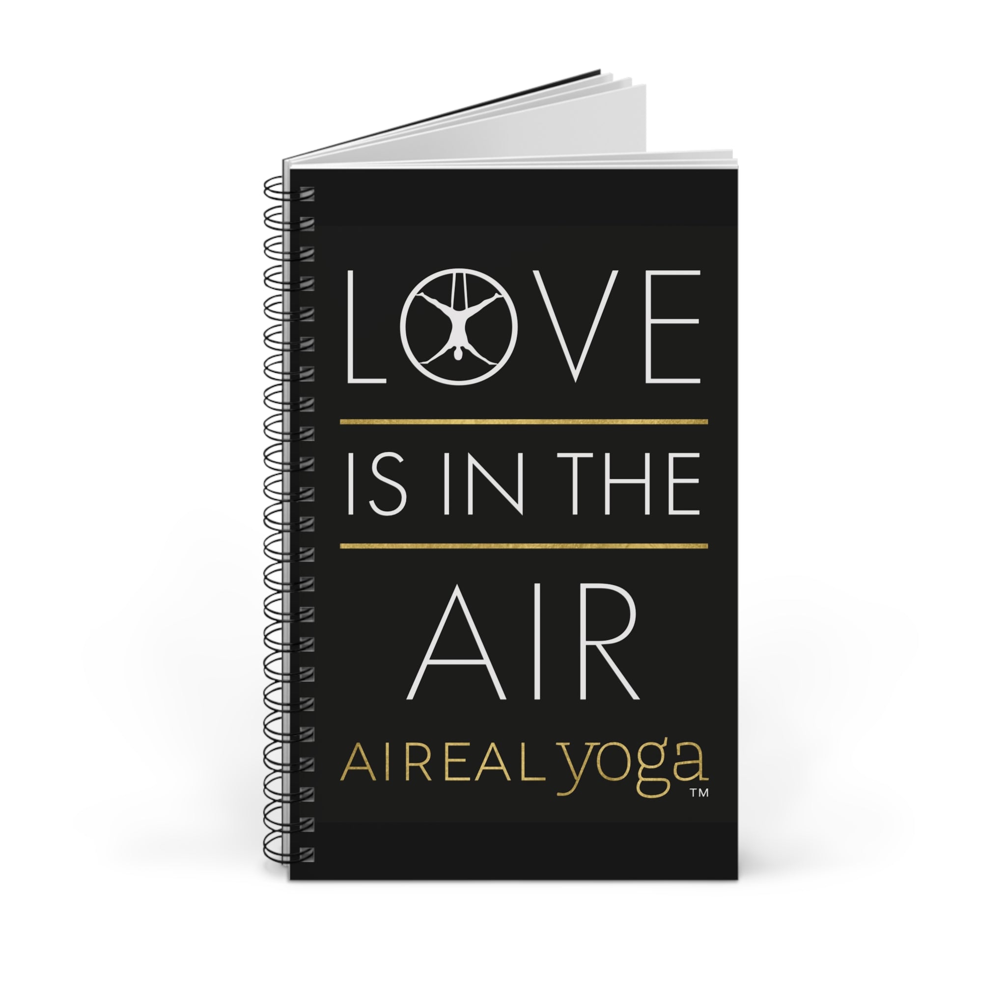 Love Is In The Air Spiral Journal | AIREAL yoga notebook