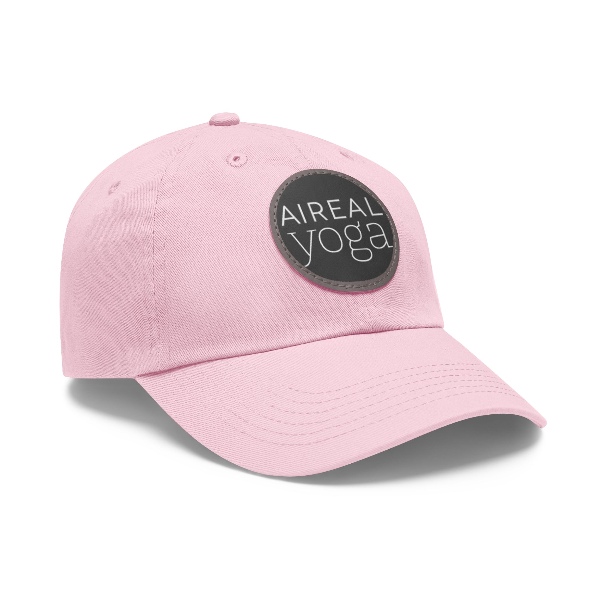 AIREAL Yoga patch hat | Dad Hat with Round Leather Patch