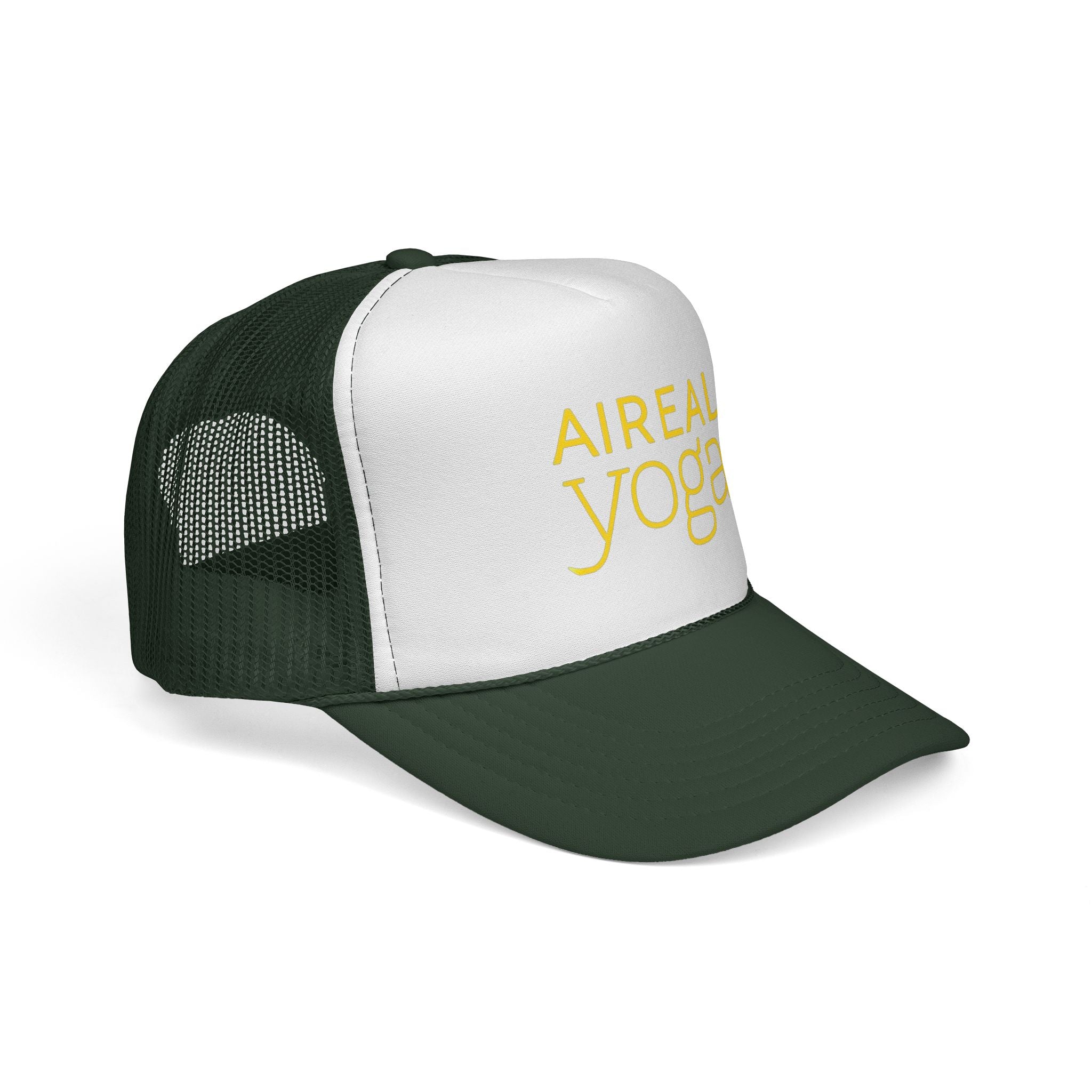 Aireal Yoga Trucker Cap | Embroidered Yoga Hat