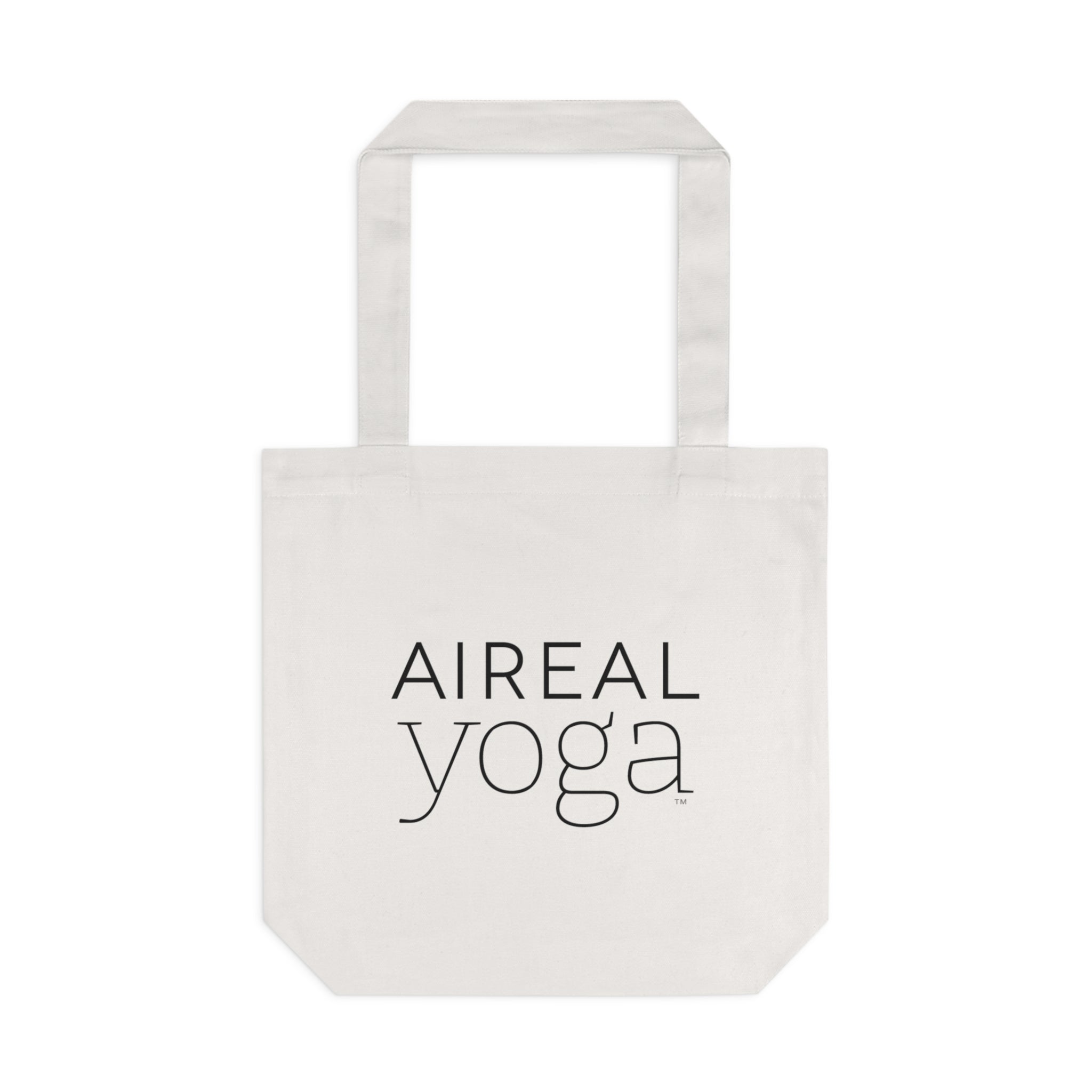 Aerial Yoga Silhouette Tote Bag | Aerialist Canvas Yoga Tote