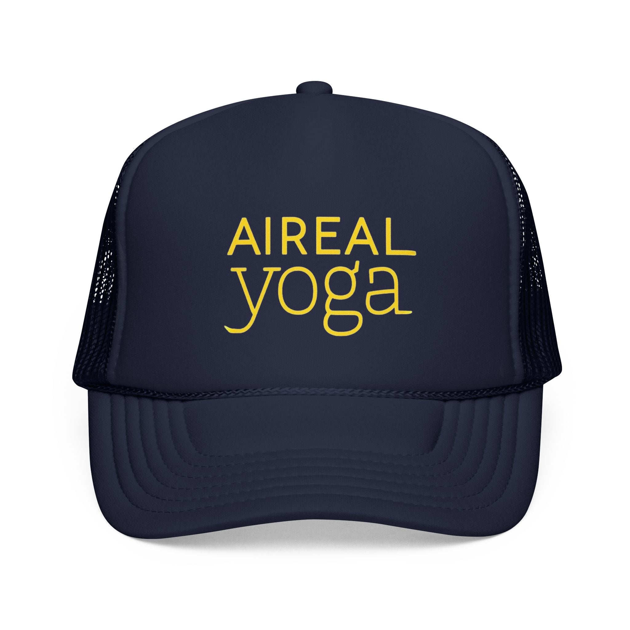 Aireal Yoga Trucker Cap | Embroidered Yoga Hat