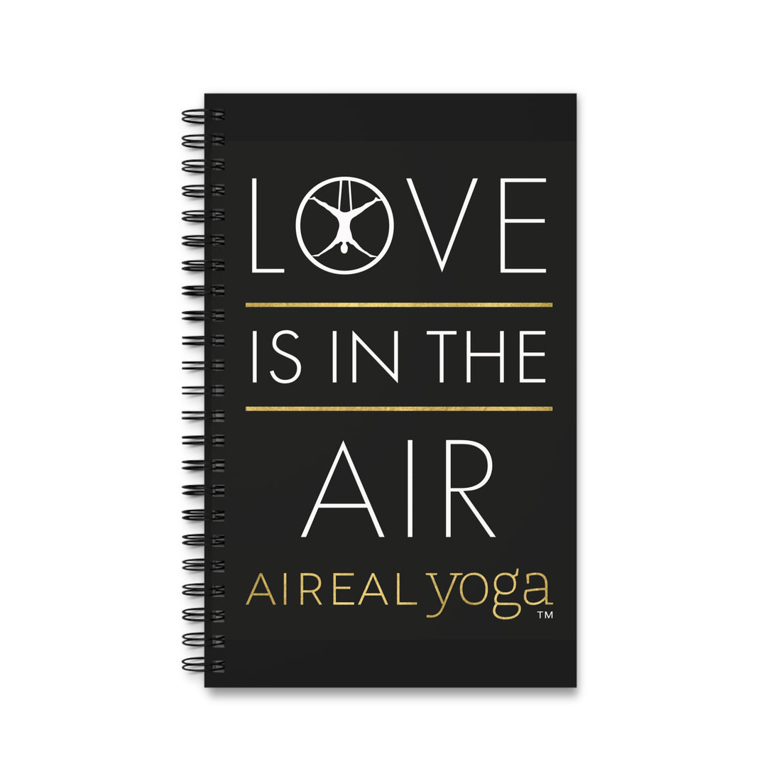 Love Is In The Air Spiral Journal | AIREAL yoga notebook