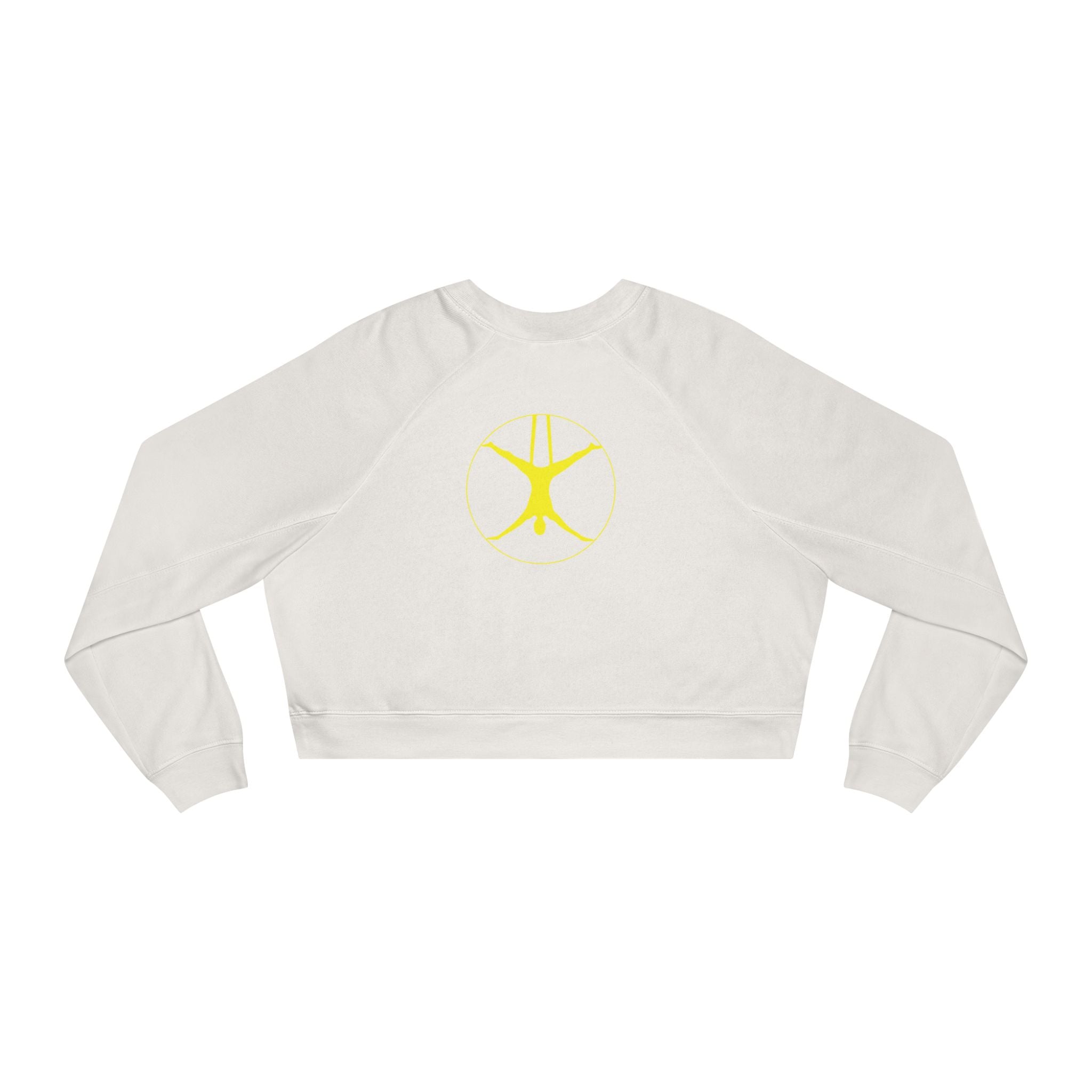 Aireal Yoga logo Cropped Pullover | aerial silks yoga sweatshirt