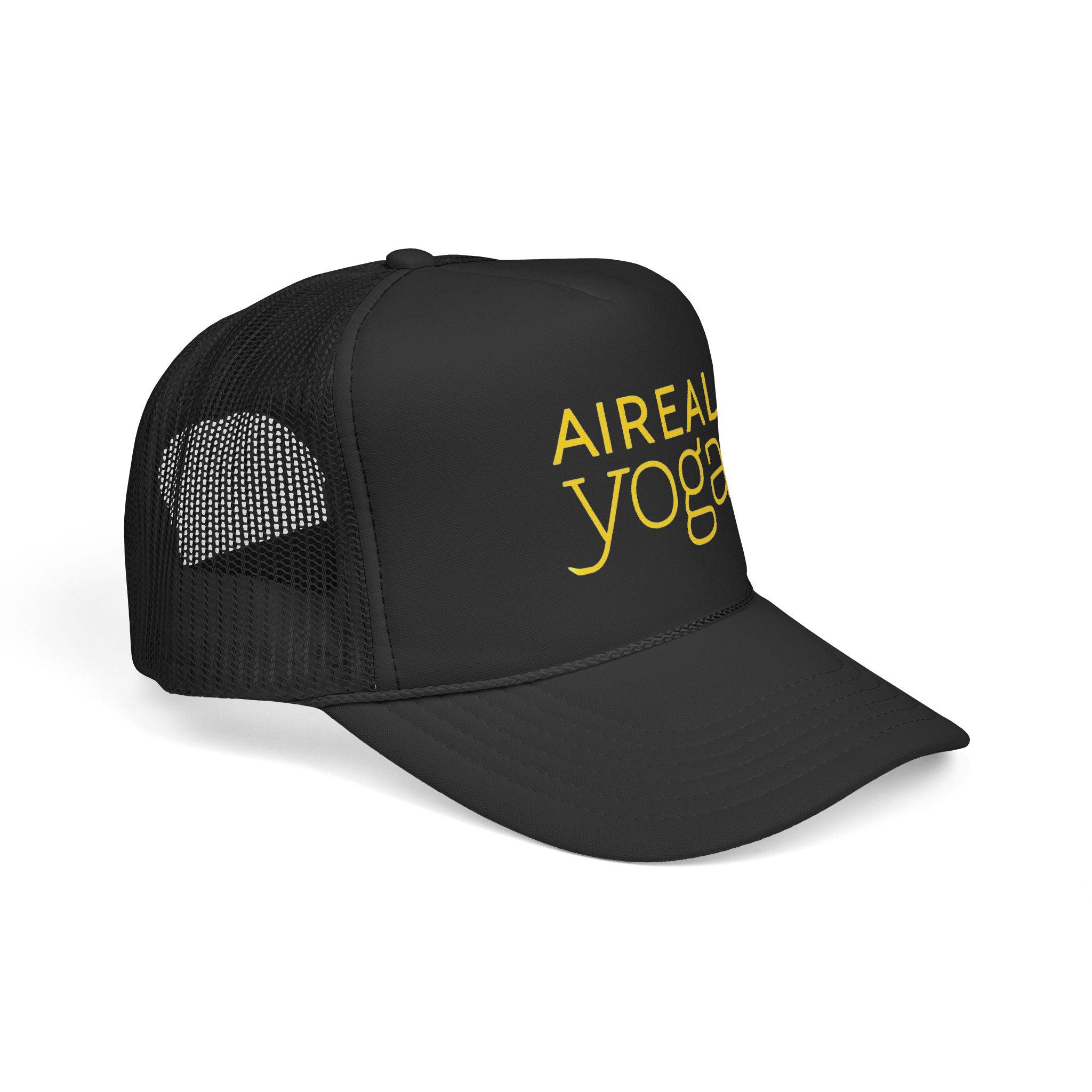 Aireal Yoga Trucker Cap | Embroidered Yoga Hat