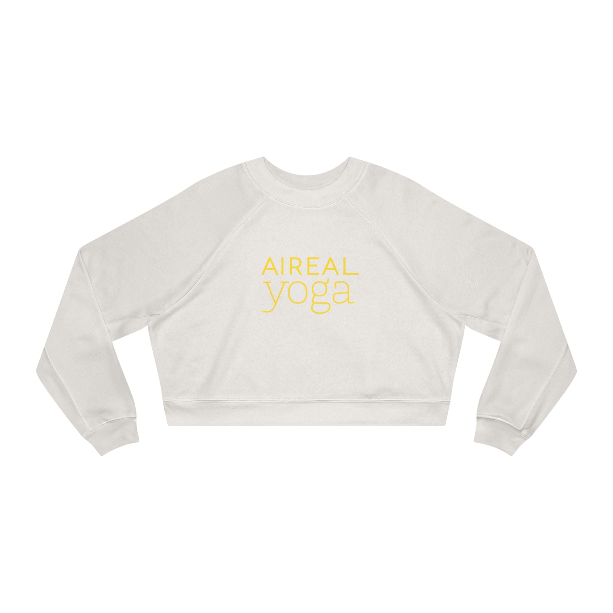 Aireal Yoga logo Cropped Pullover | aerial silks yoga sweatshirt