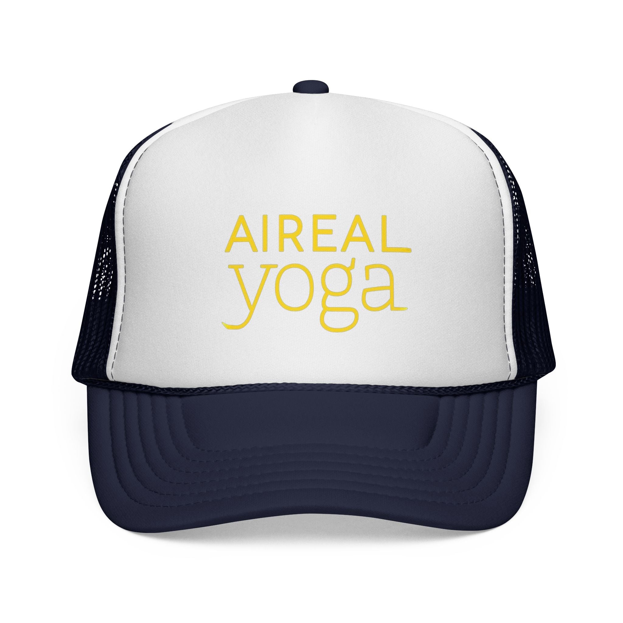 Aireal Yoga Trucker Cap | Embroidered Yoga Hat