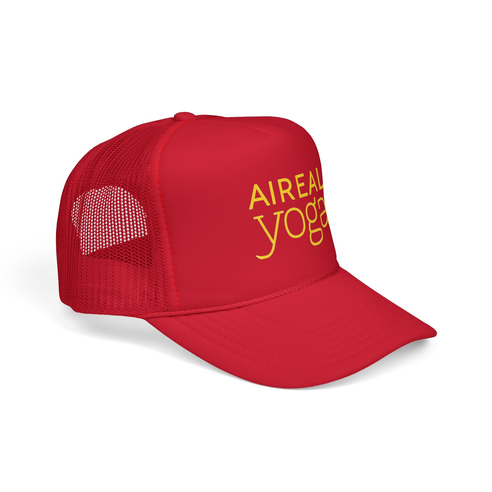 Aireal Yoga Trucker Cap | Embroidered Yoga Hat