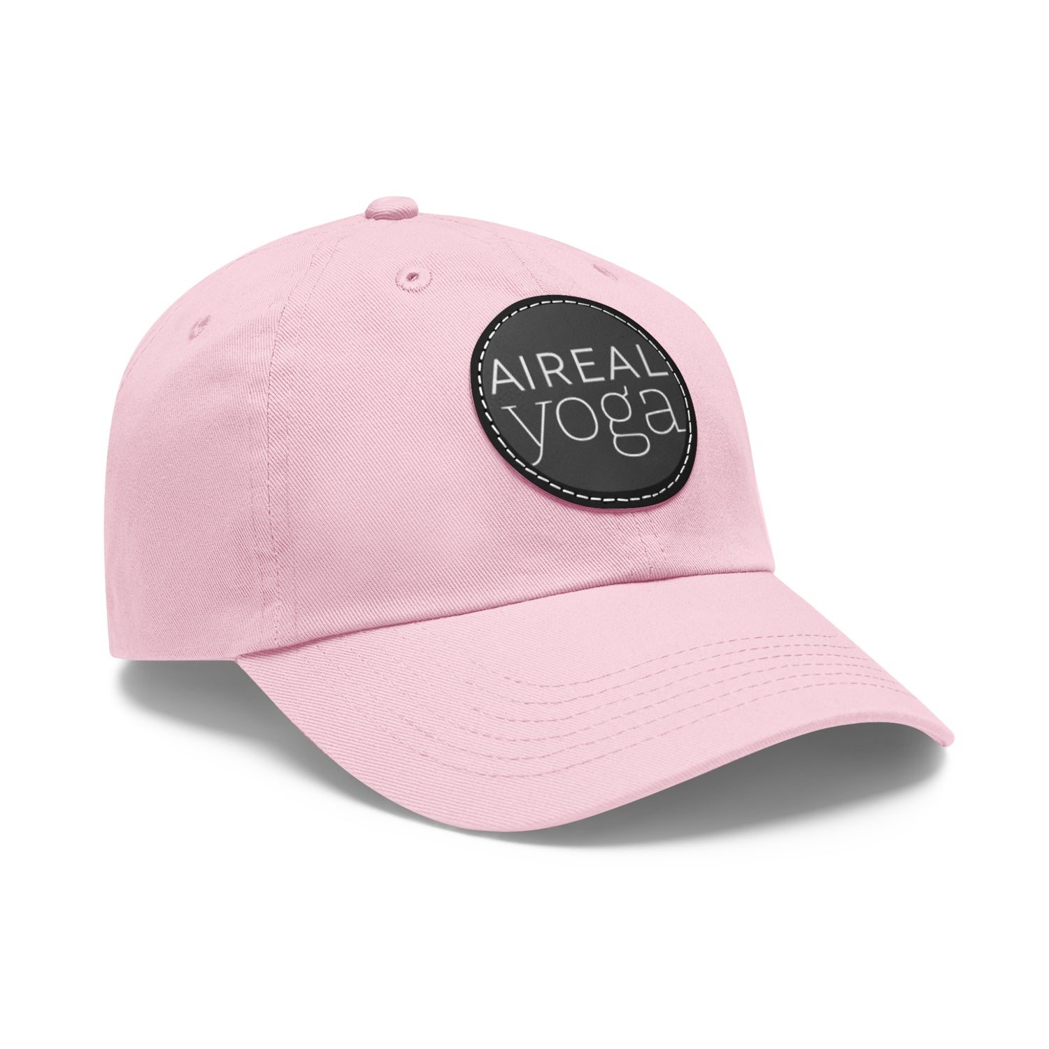 AIREAL Yoga patch hat | Dad Hat with Round Leather Patch