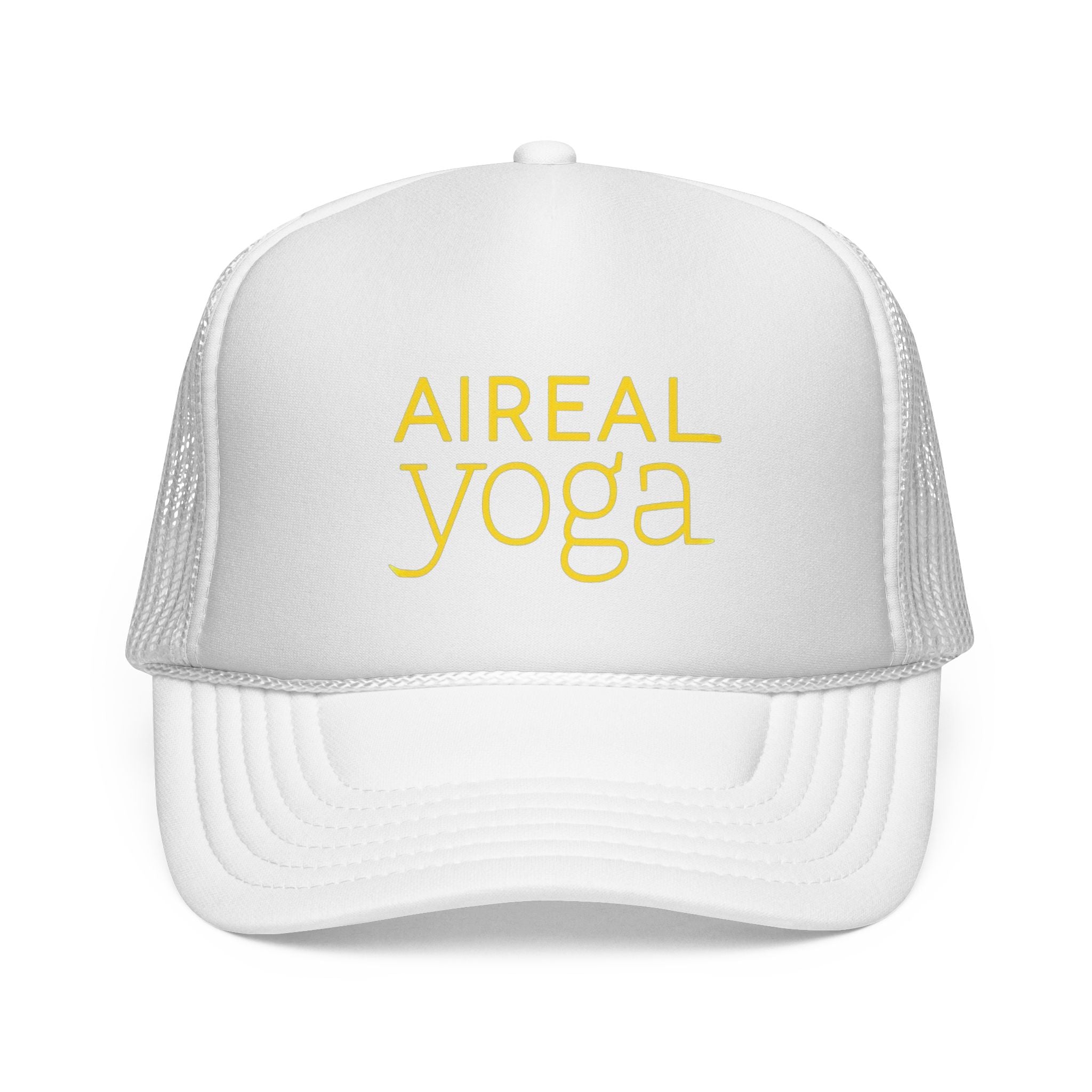 Aireal Yoga Trucker Cap | Embroidered Yoga Hat