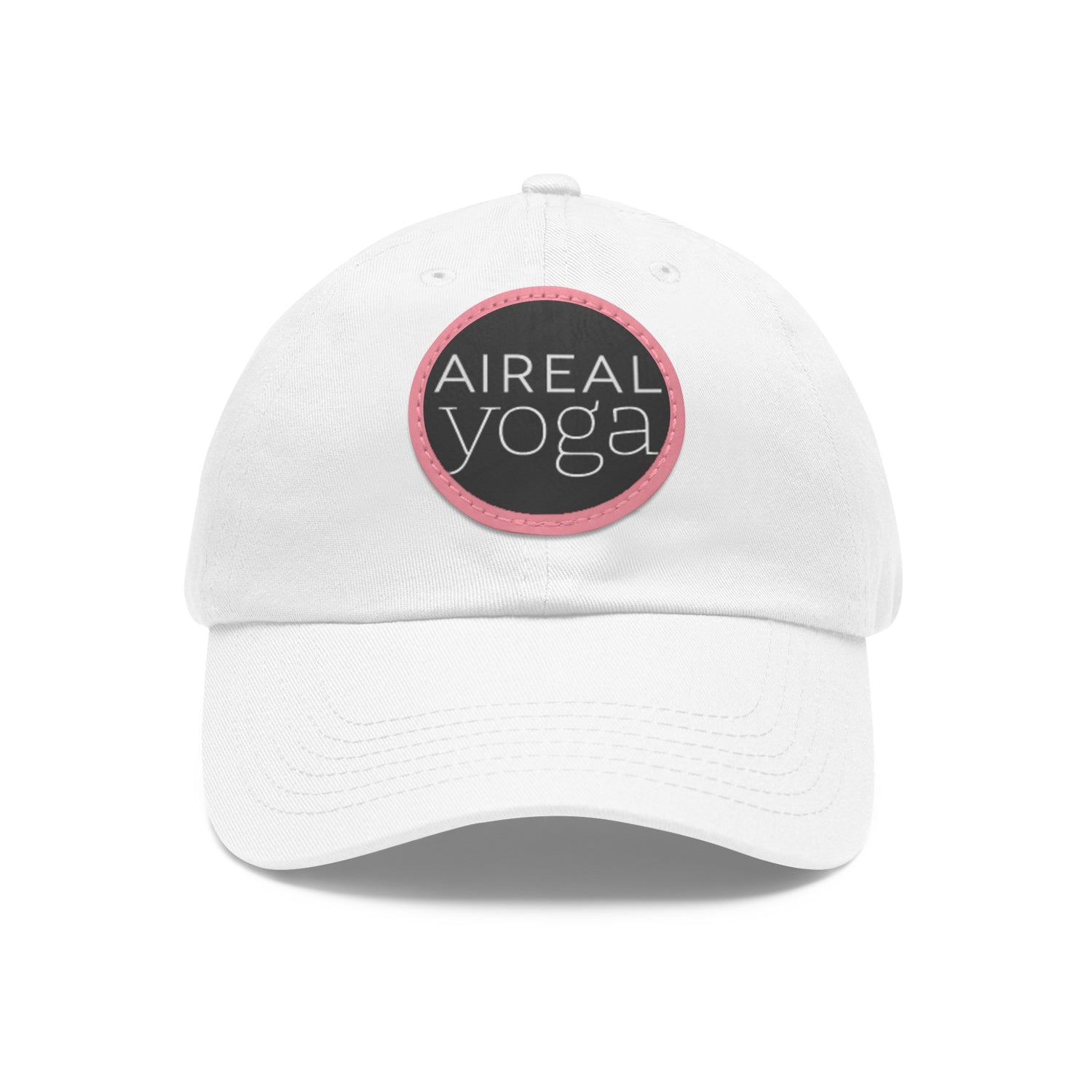 AIREAL Yoga patch hat | Dad Hat with Round Leather Patch