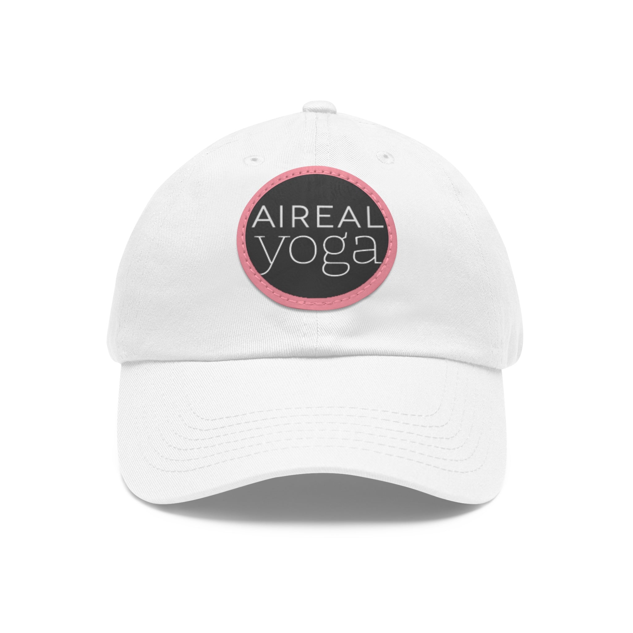 AIREAL Yoga patch hat | Dad Hat with Round Leather Patch