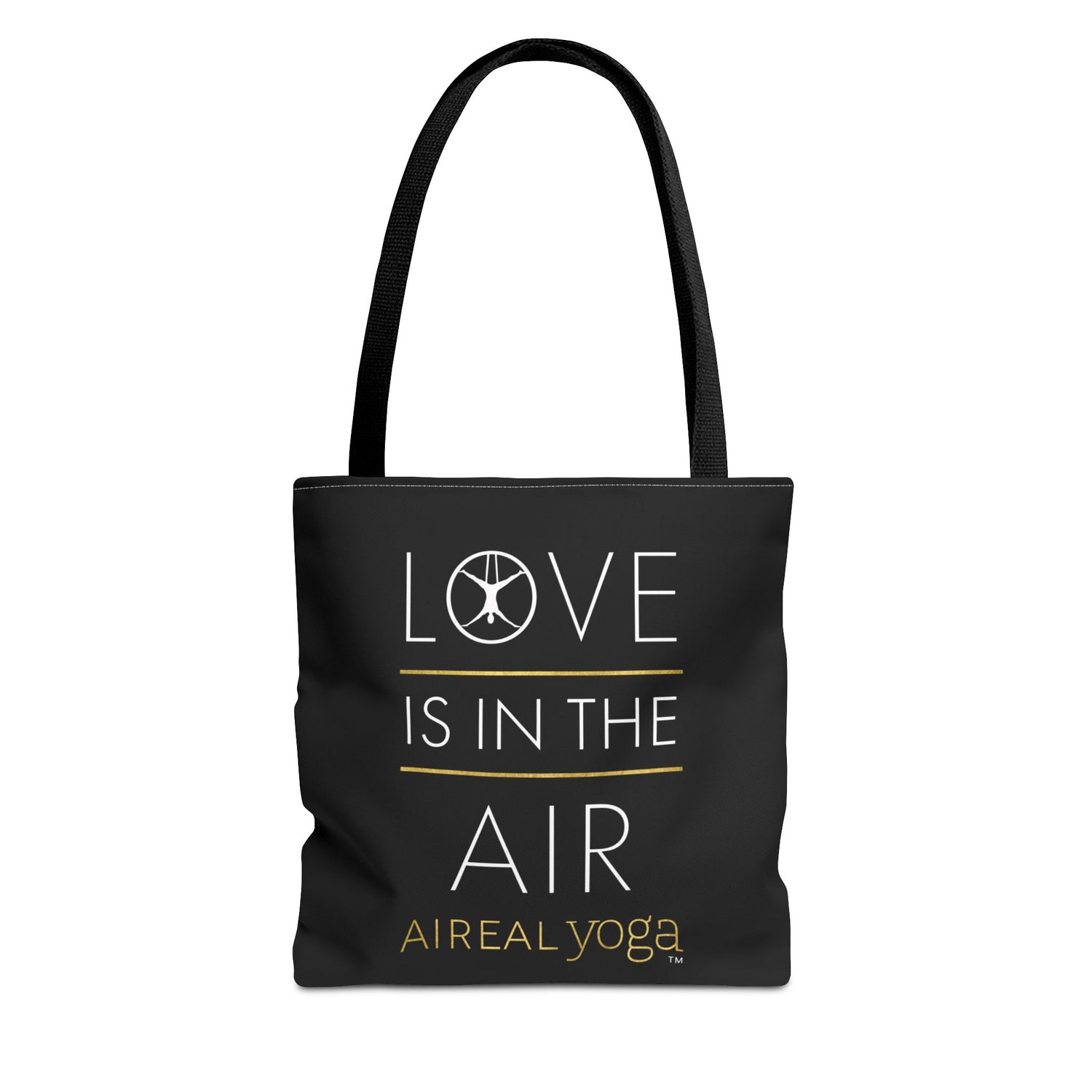 Love Is In The Air Tote Bag | Aerial Yoga Typography Tote