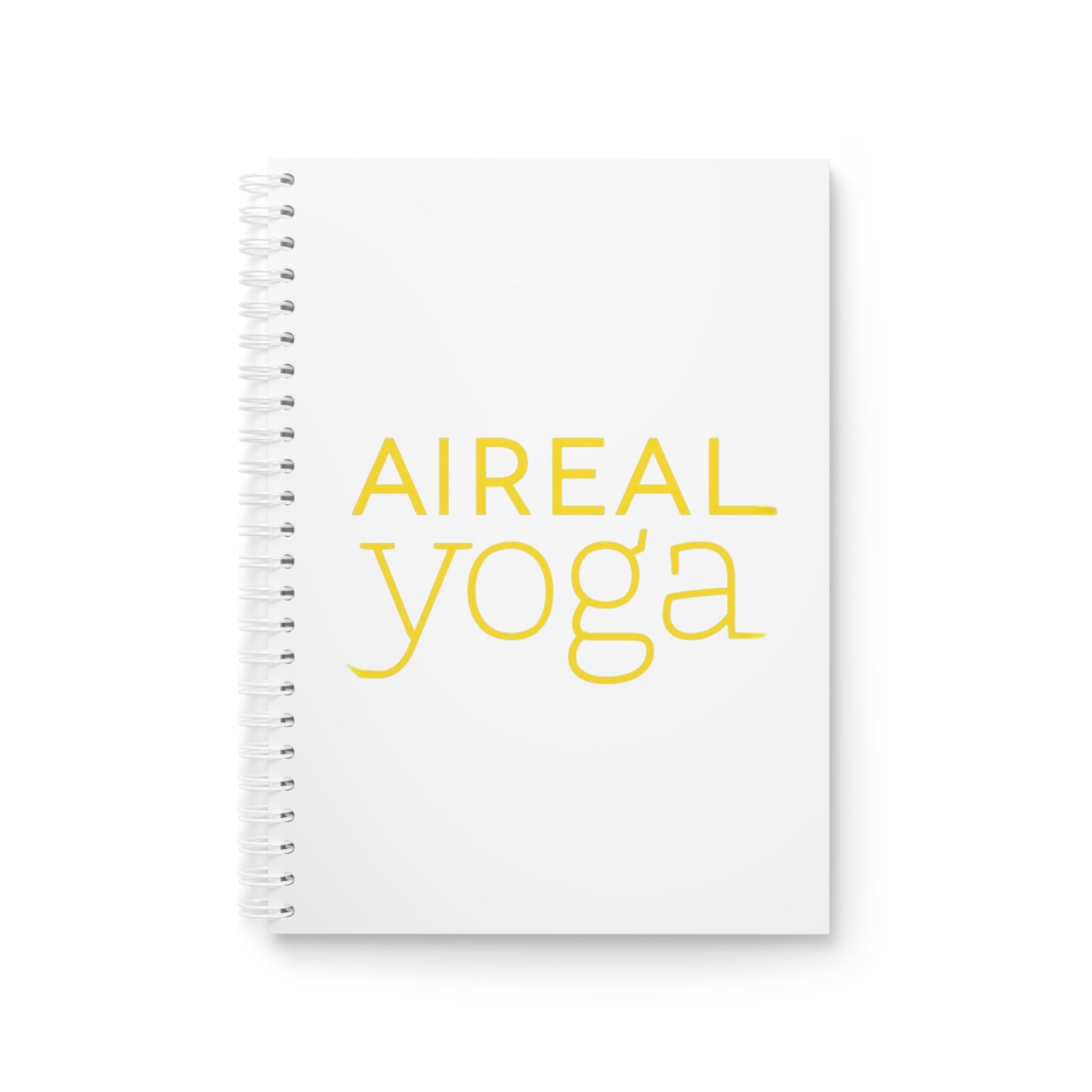 Aireal Yoga logo Spiral Notebook | Aerial Yoga Journal