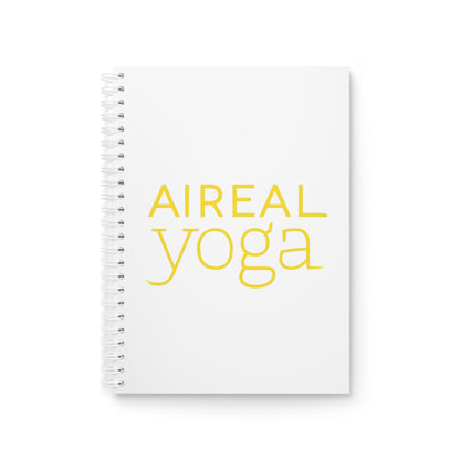 Aireal Yoga logo Spiral Notebook | Aerial Yoga Journal
