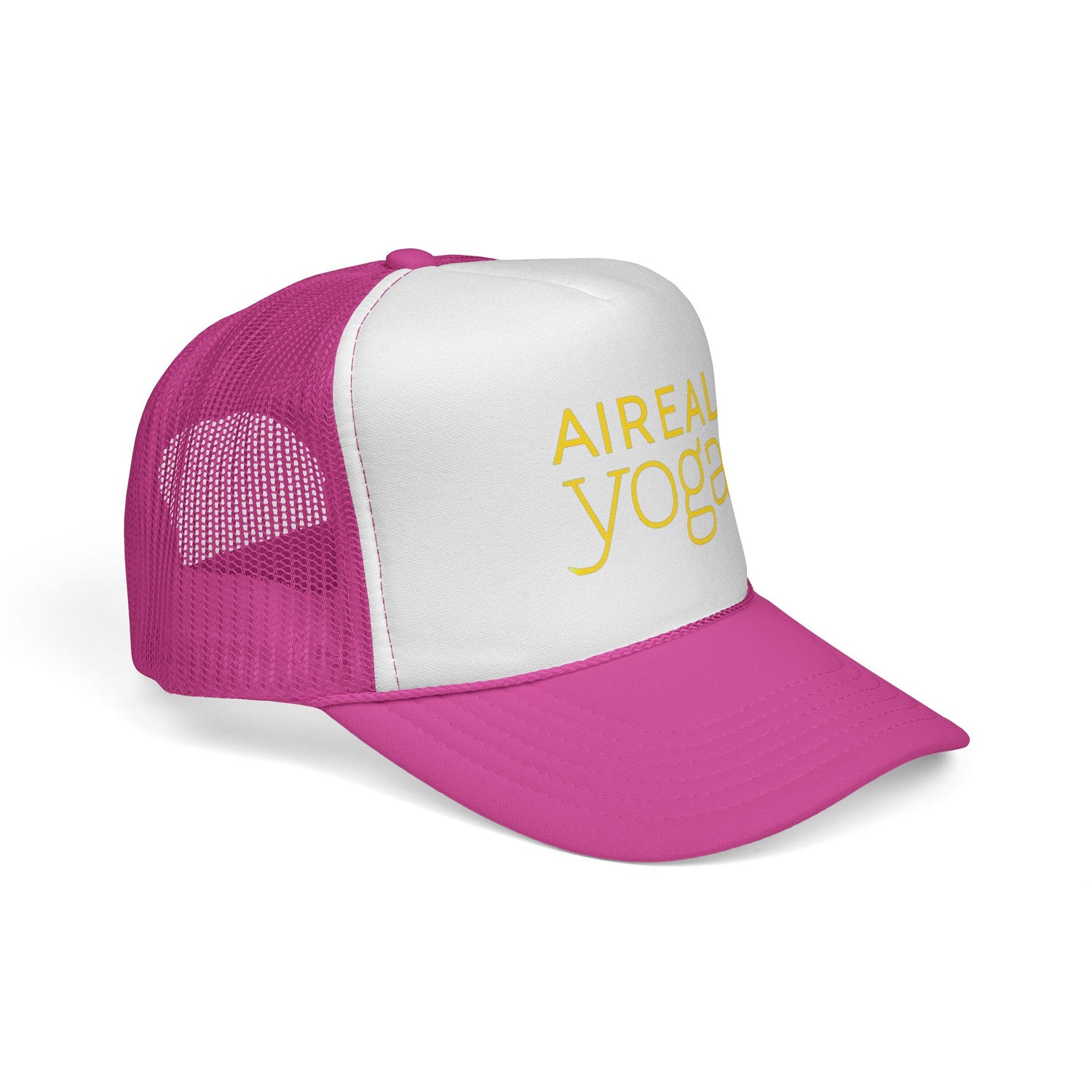 Aireal Yoga Trucker Cap | Embroidered Yoga Hat