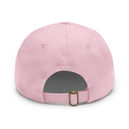 AIREAL Yoga patch hat | Dad Hat with Round Leather Patch