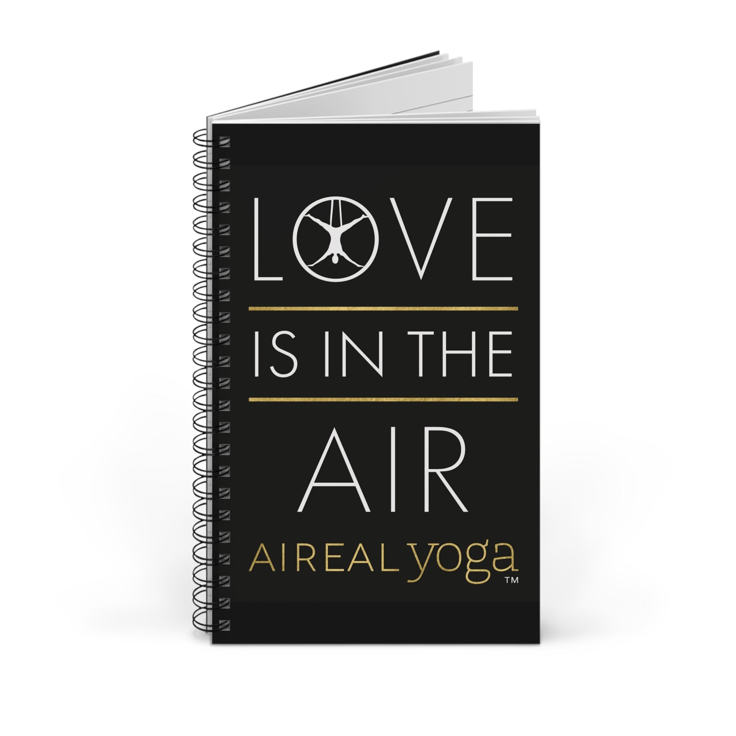 Love Is In The Air Spiral Journal | AIREAL yoga notebook