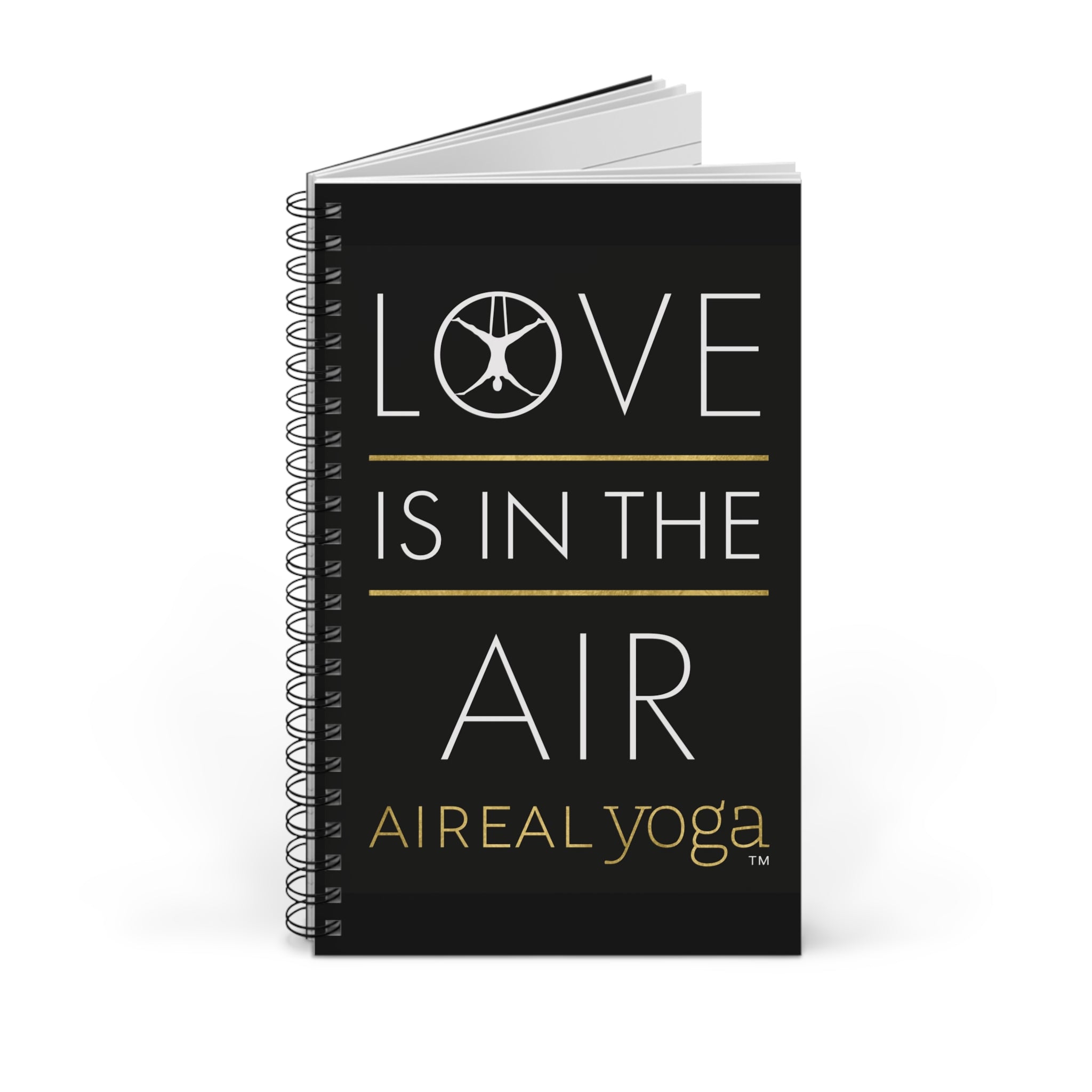 Love Is In The Air Spiral Journal | AIREAL yoga notebook