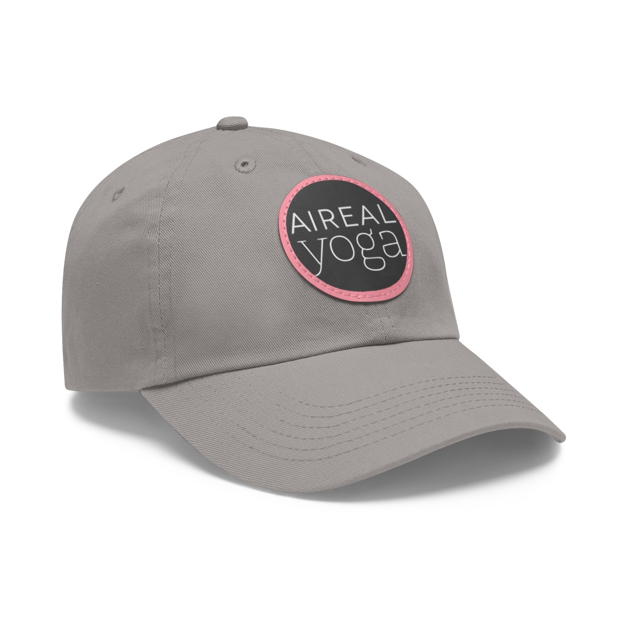 AIREAL Yoga patch hat | Dad Hat with Round Leather Patch