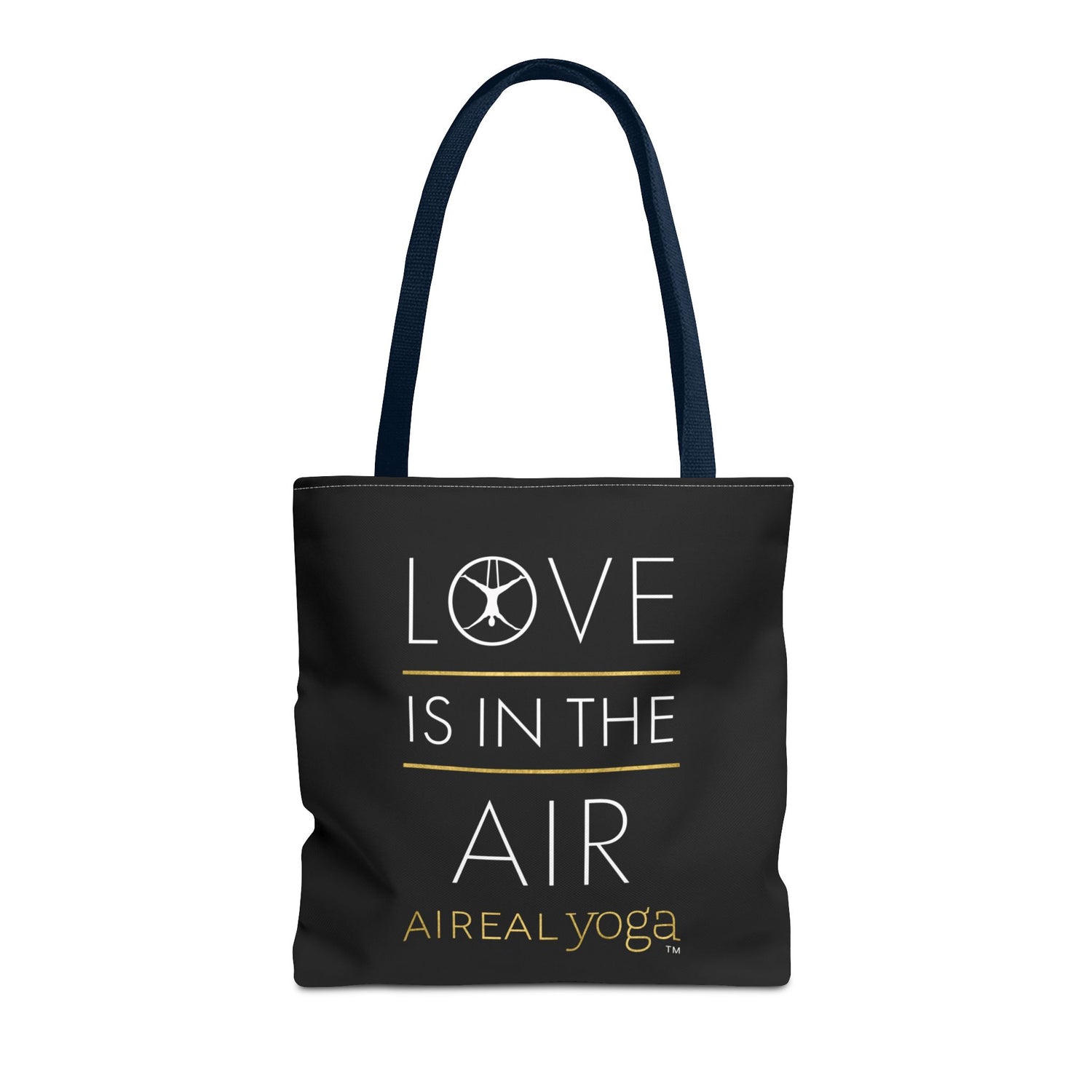 Love Is In The Air Tote Bag | Aerial Yoga Typography Tote