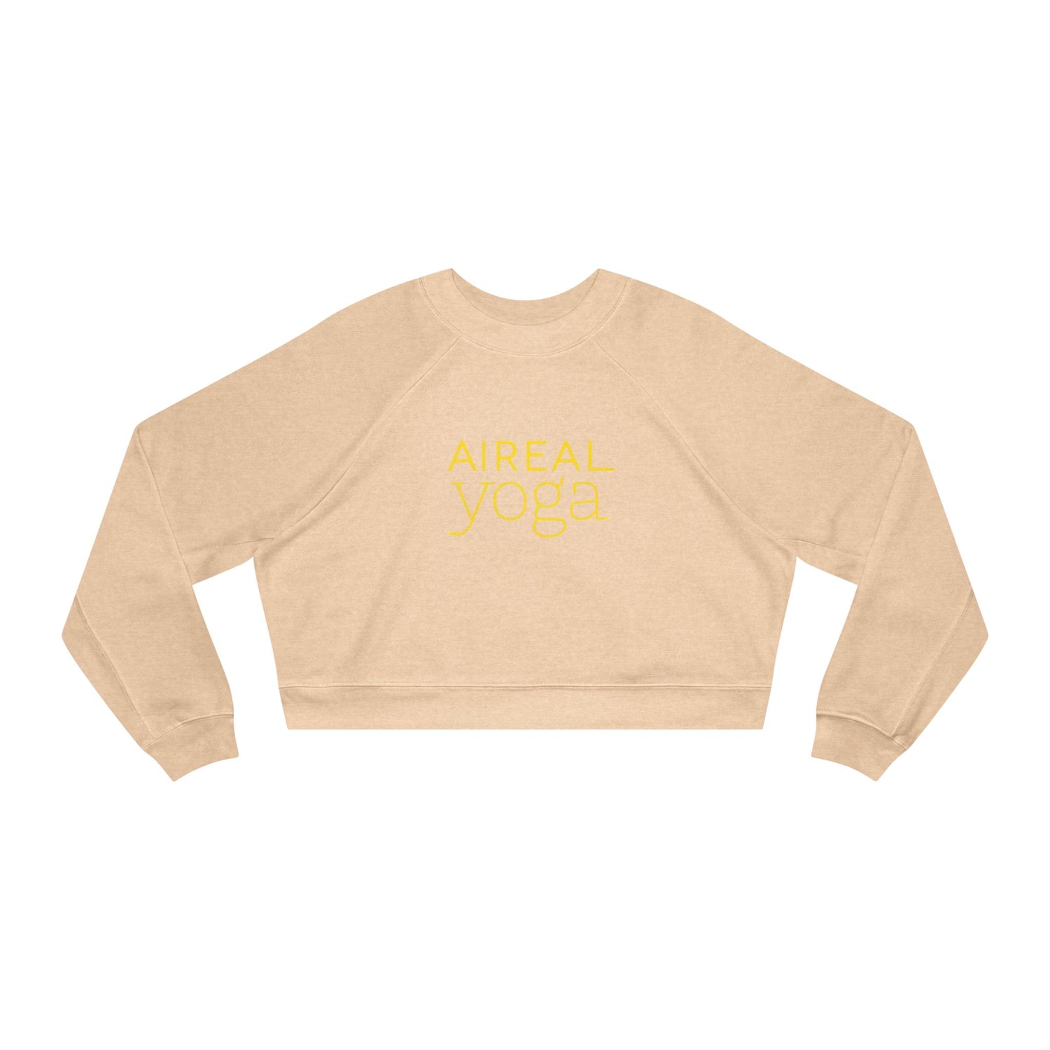 Aireal Yoga logo Cropped Pullover | aerial silks yoga sweatshirt