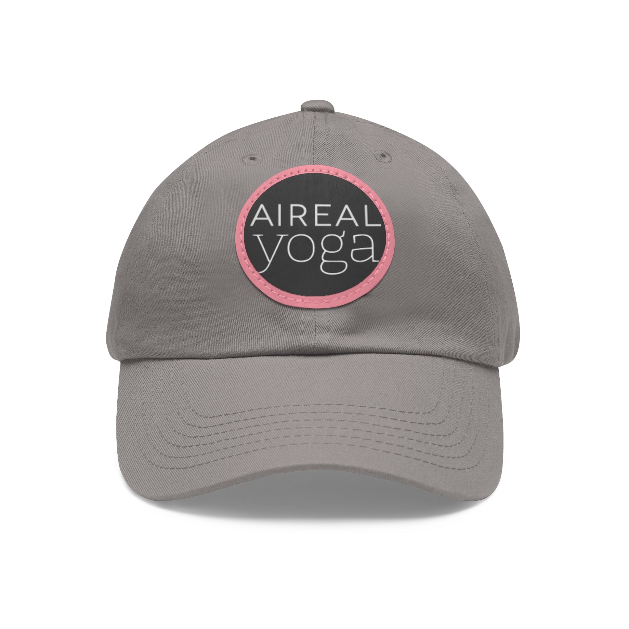 AIREAL Yoga patch hat | Dad Hat with Round Leather Patch