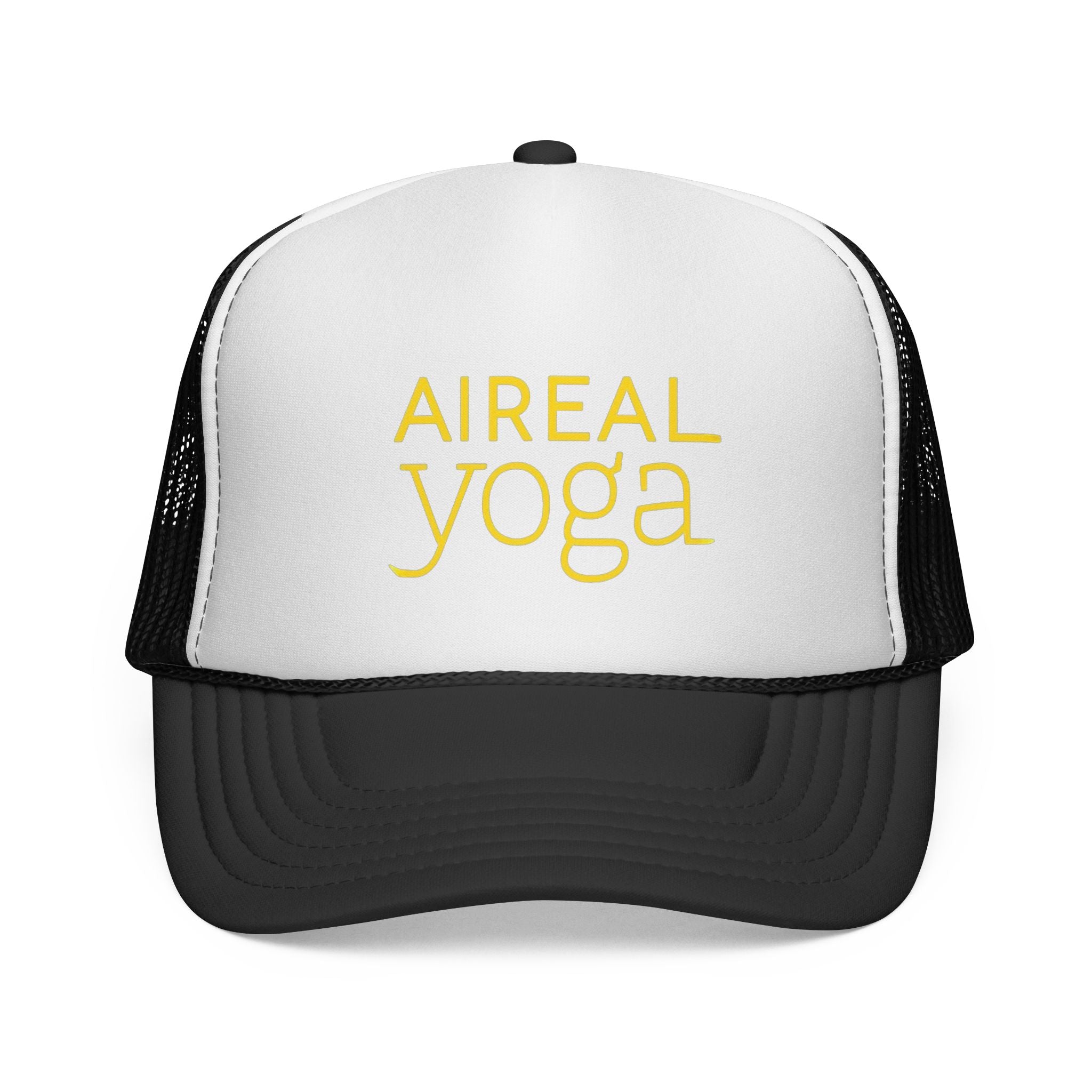 Aireal Yoga Trucker Cap | Embroidered Yoga Hat