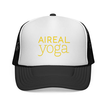 Aireal Yoga Trucker Cap | Embroidered Yoga Hat