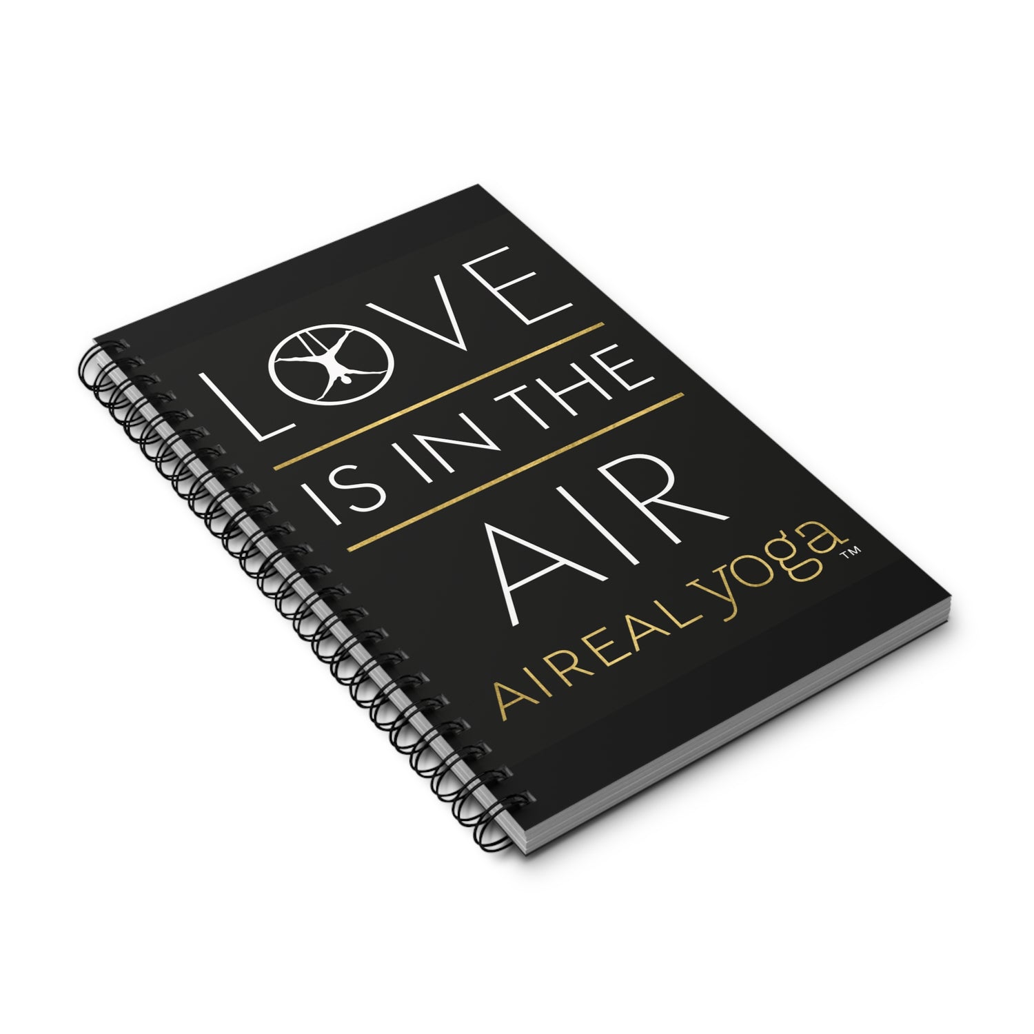 Love Is In The Air Spiral Journal | AIREAL yoga notebook