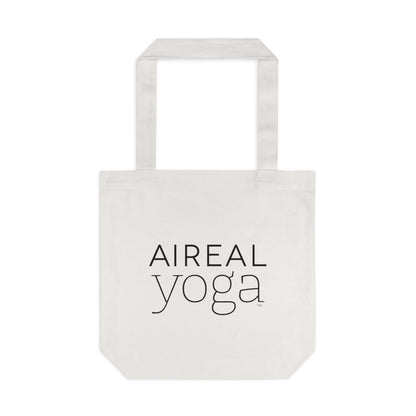 Aerial Yoga Silhouette Tote Bag | Aerialist Canvas Yoga Tote