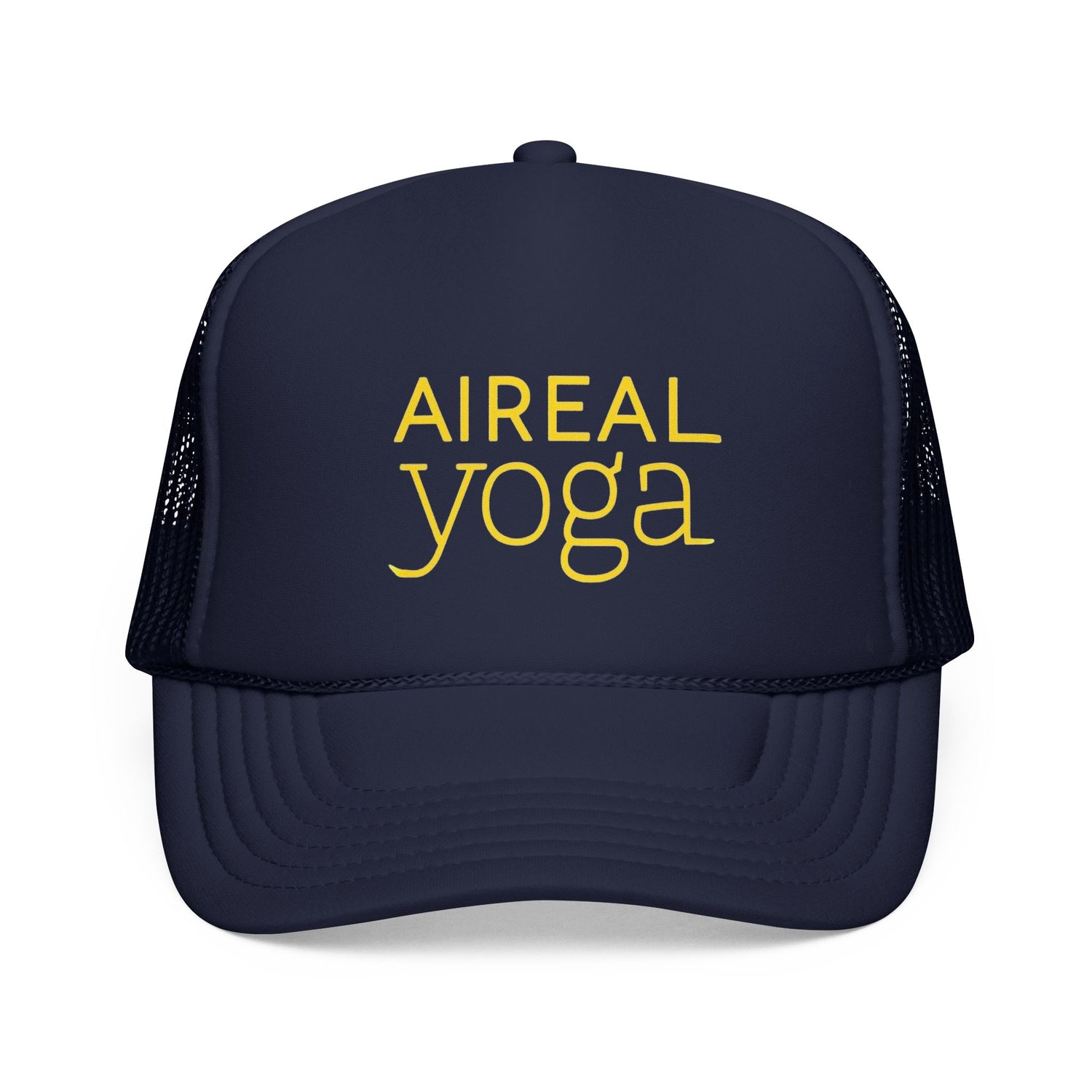 Aireal Yoga Trucker Cap | Embroidered Yoga Hat
