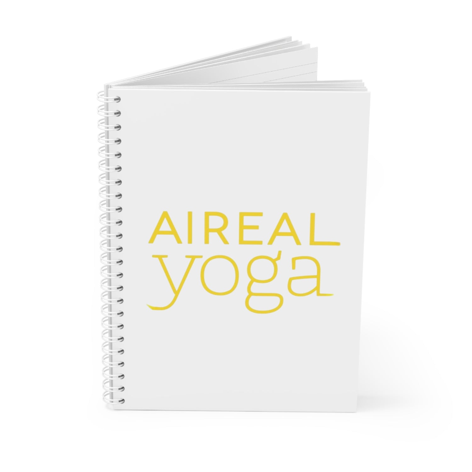 Aireal Yoga logo Spiral Notebook | Aerial Yoga Journal
