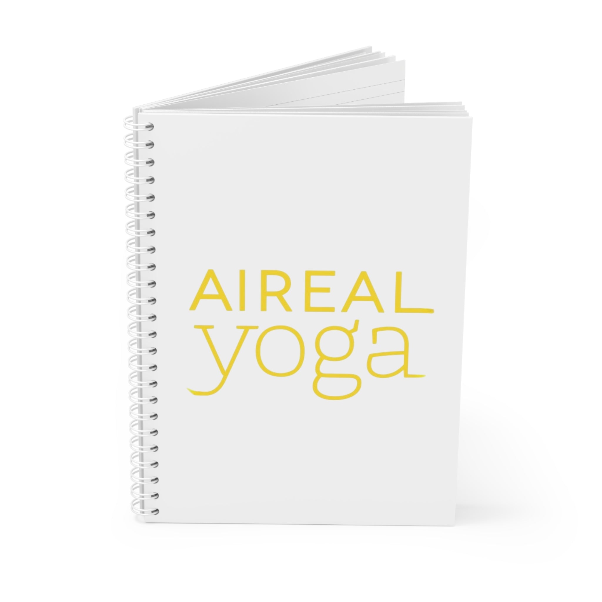 Aireal Yoga logo Spiral Notebook | Aerial Yoga Journal