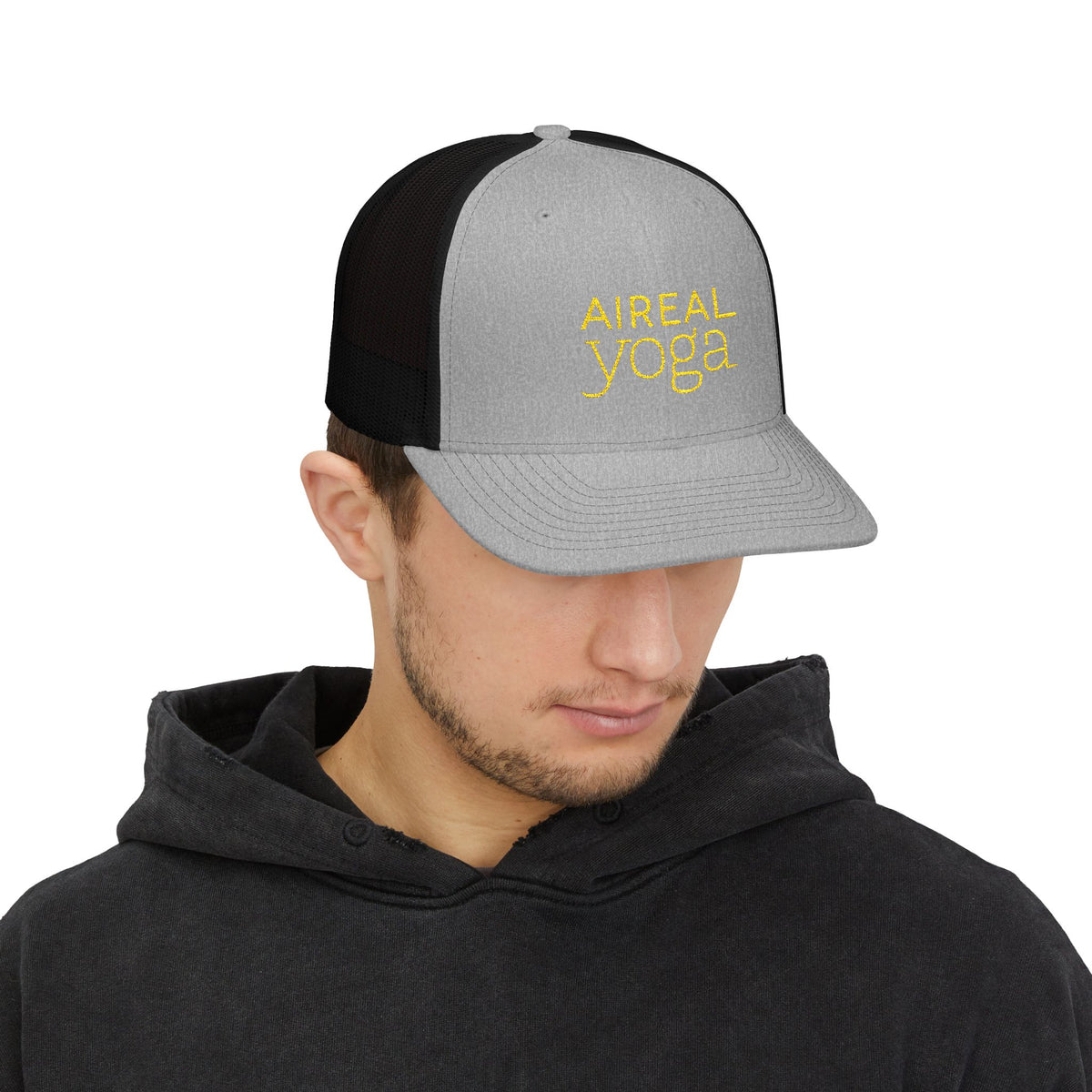 AIReal Yoga Embroidered Trucker Hat