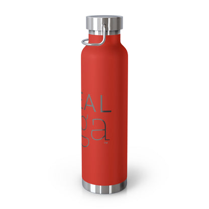 Breathe Yoga Bottle 22oz | Copper Vacuum Insulated Water Bottle