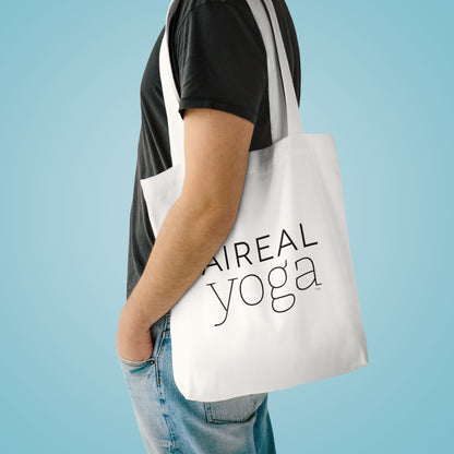 Aerial Yoga Silhouette Tote Bag | Aerialist Canvas Yoga Tote