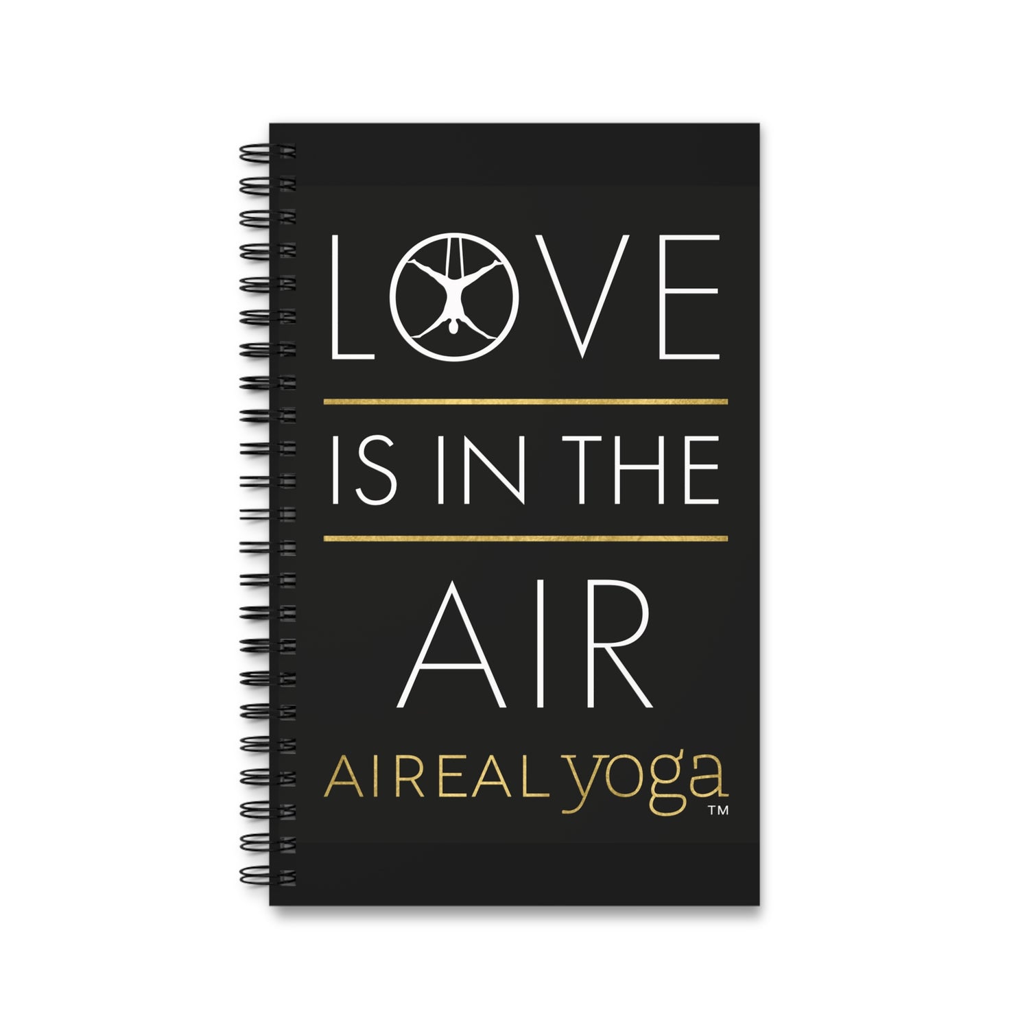 Love Is In The Air Spiral Journal | AIREAL yoga notebook