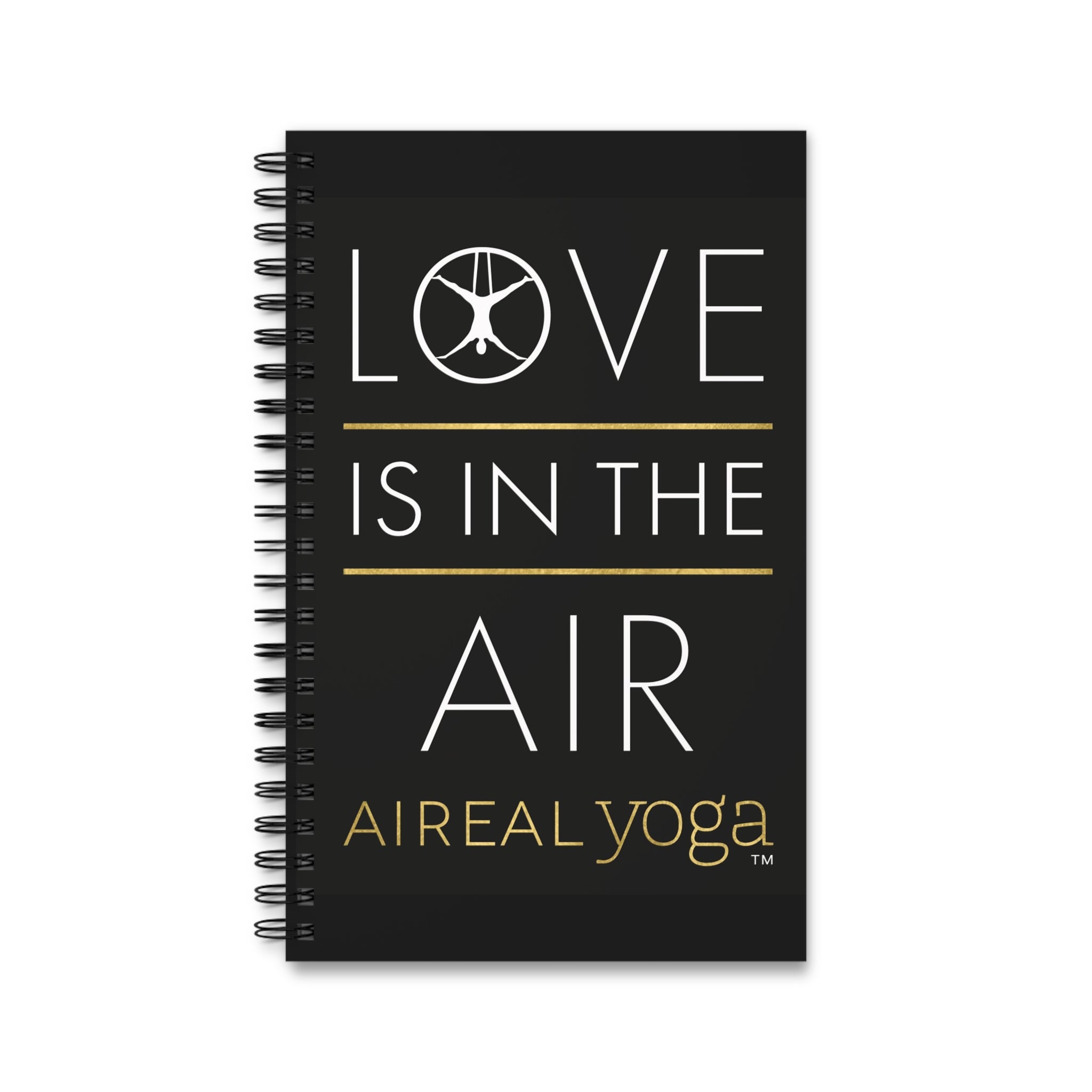 Love Is In The Air Spiral Journal | AIREAL yoga notebook