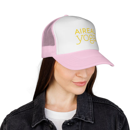 Aireal Yoga Trucker Cap | Embroidered Yoga Hat