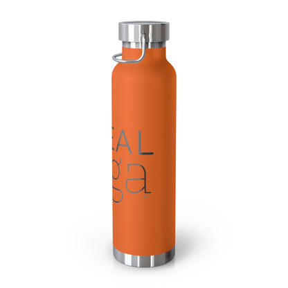 Breathe Yoga Bottle 22oz | Copper Vacuum Insulated Water Bottle