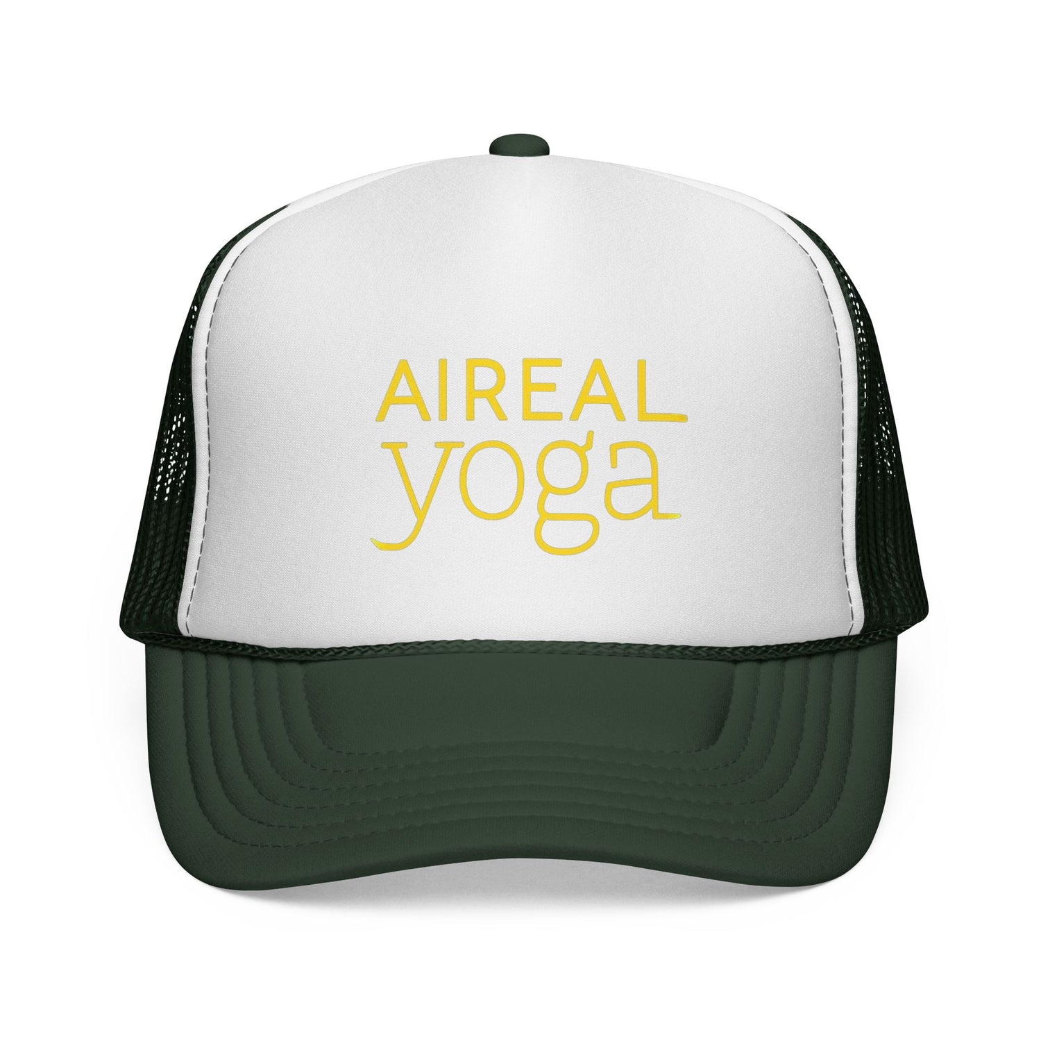 Aireal Yoga Trucker Cap | Embroidered Yoga Hat