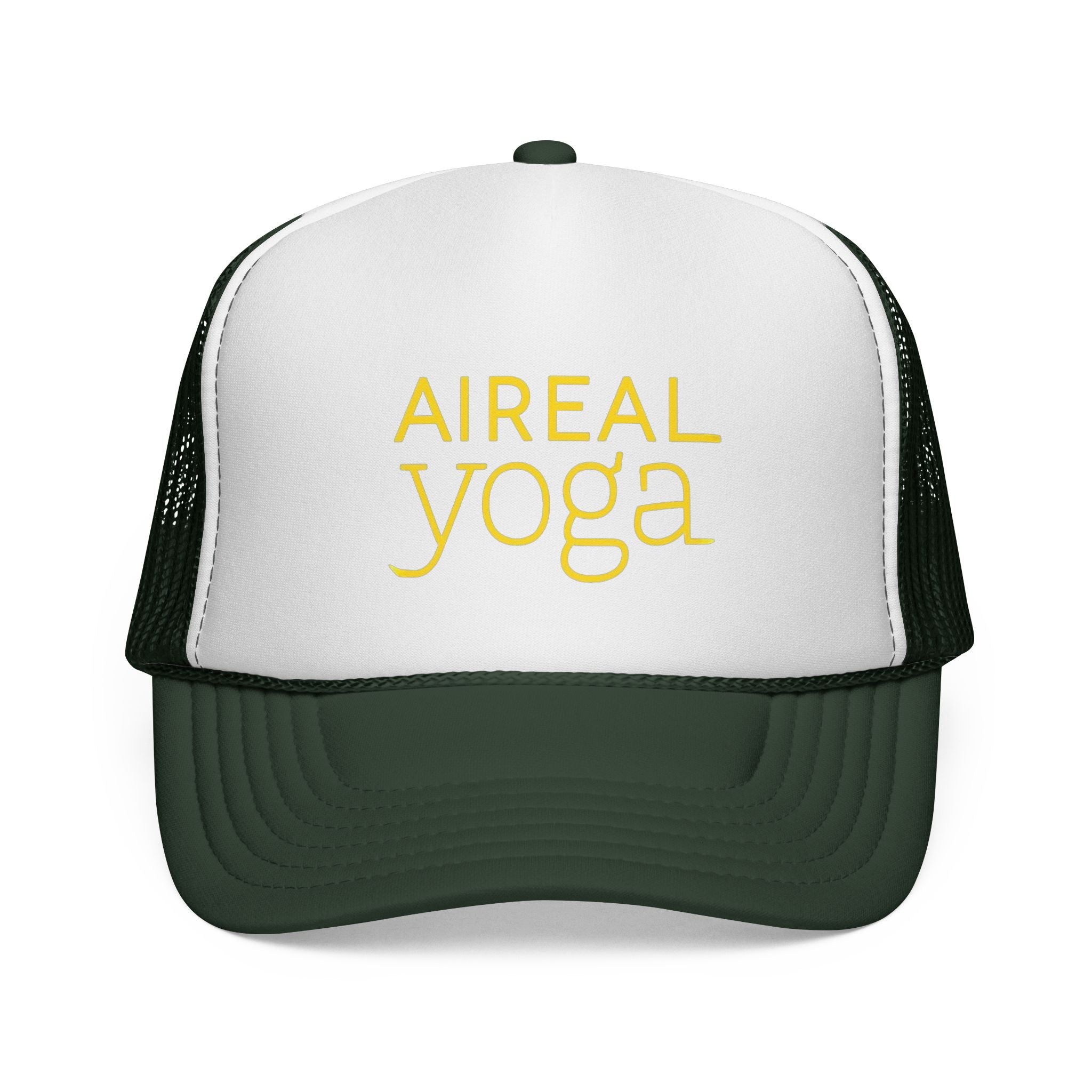 Aireal Yoga Trucker Cap | Embroidered Yoga Hat