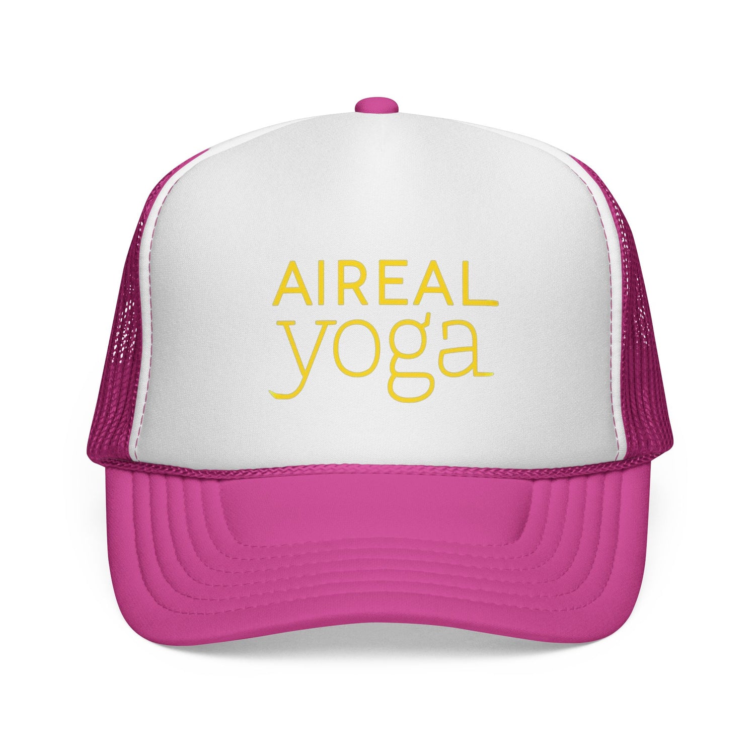 Aireal Yoga Trucker Cap | Embroidered Yoga Hat