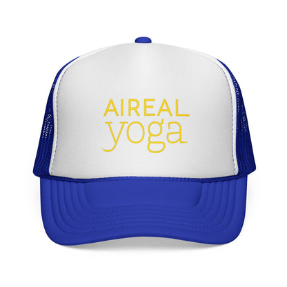 Aireal Yoga Trucker Cap | Embroidered Yoga Hat