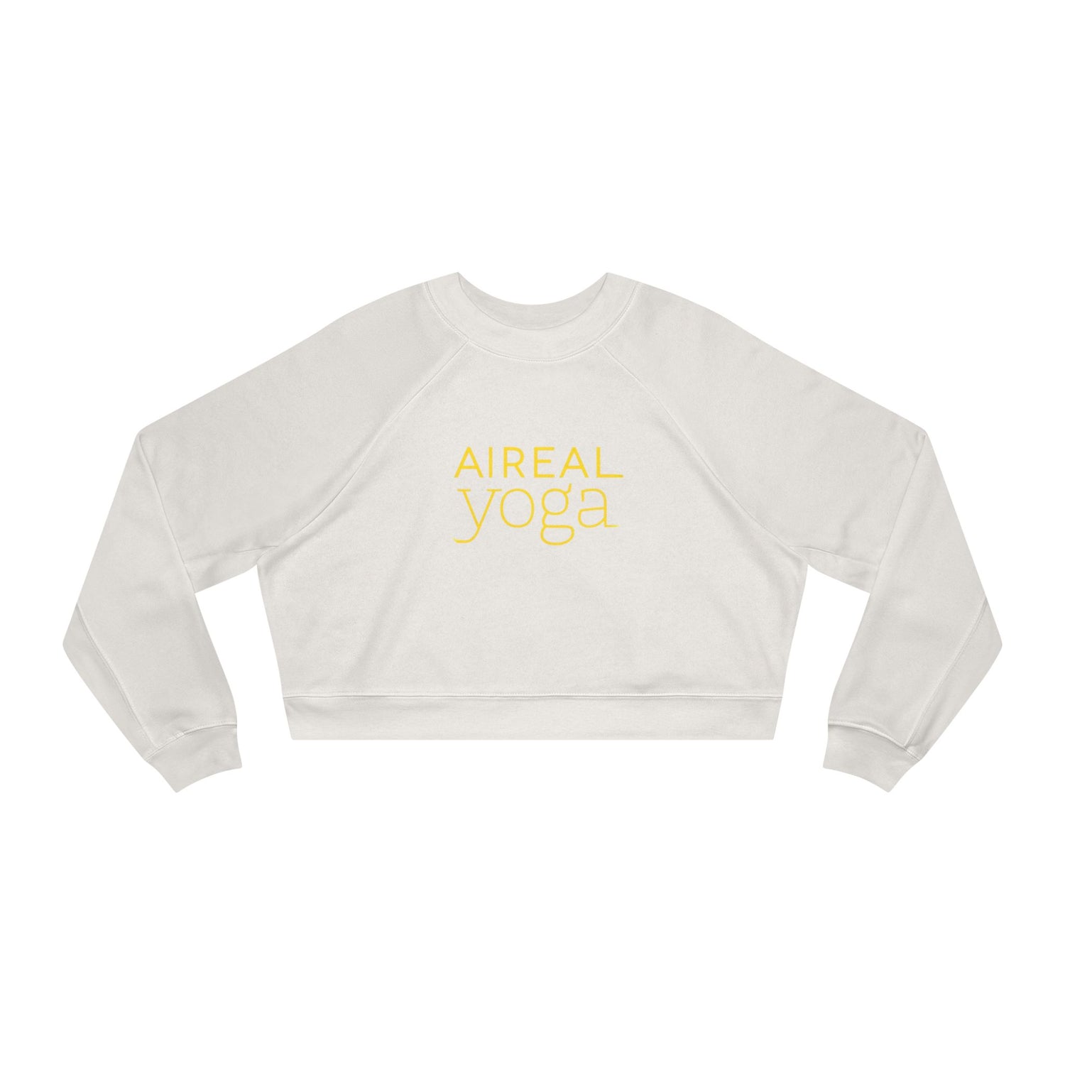 Aireal Yoga logo Cropped Pullover | aerial silks yoga sweatshirt