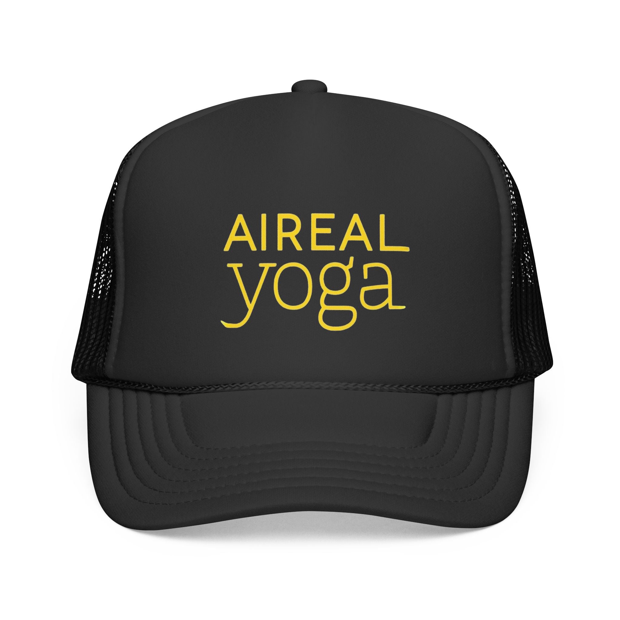 Aireal Yoga Trucker Cap | Embroidered Yoga Hat