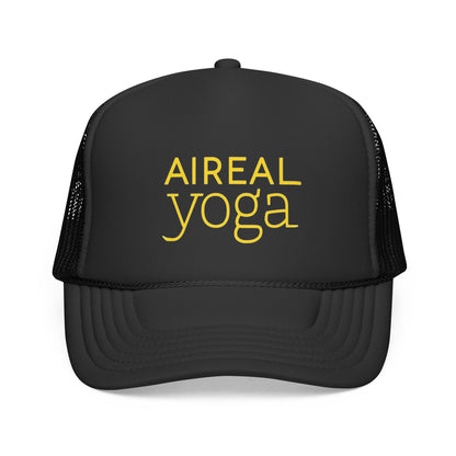 Aireal Yoga Trucker Cap | Embroidered Yoga Hat