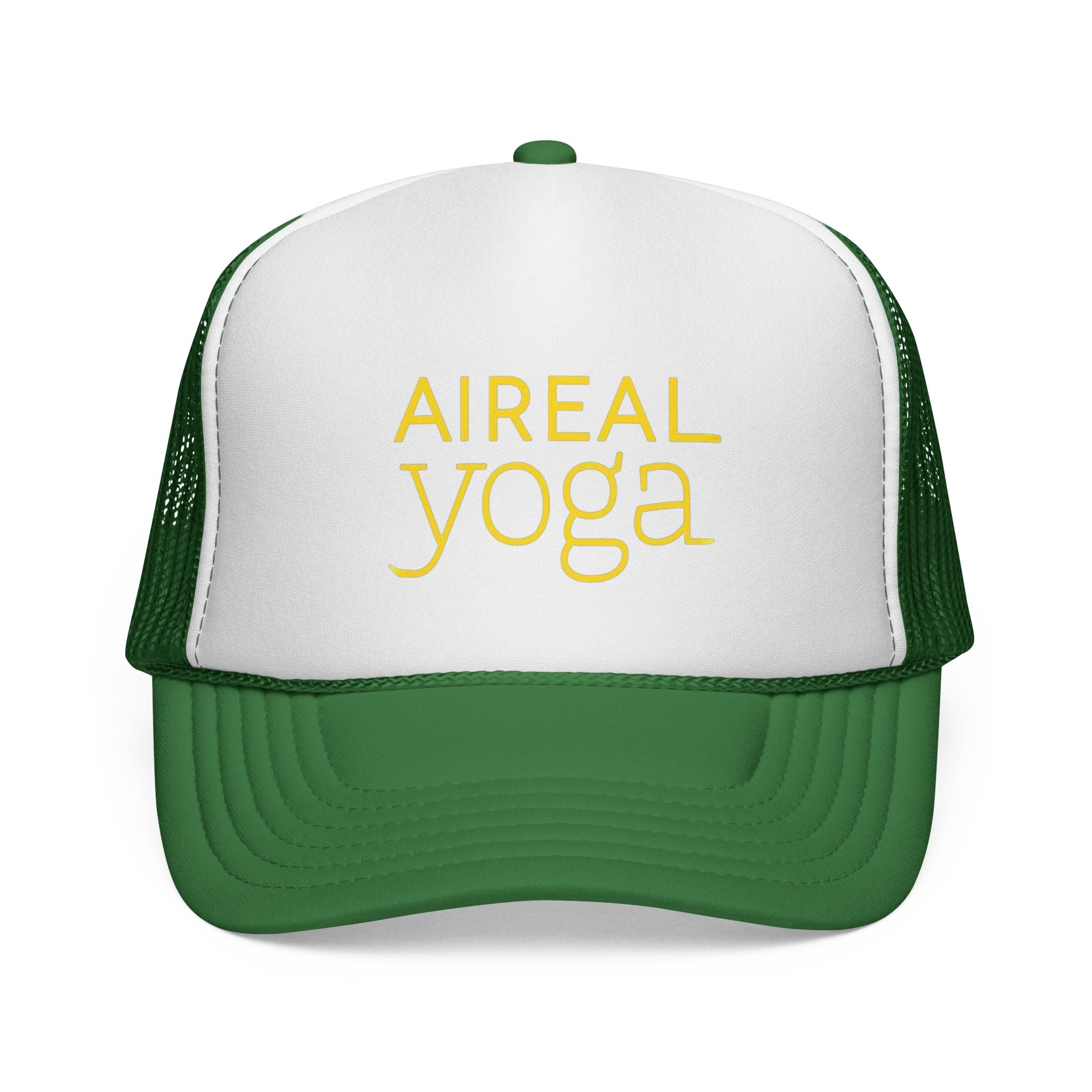 Aireal Yoga Trucker Cap | Embroidered Yoga Hat
