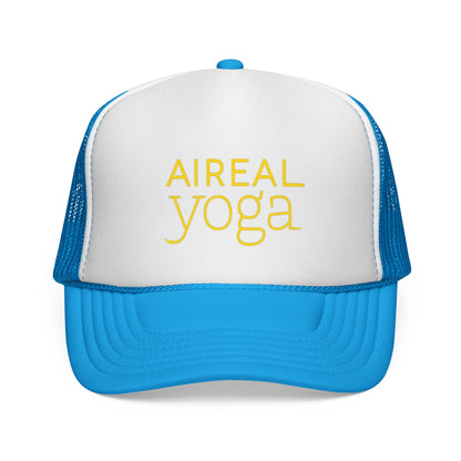 Aireal Yoga Trucker Cap | Embroidered Yoga Hat