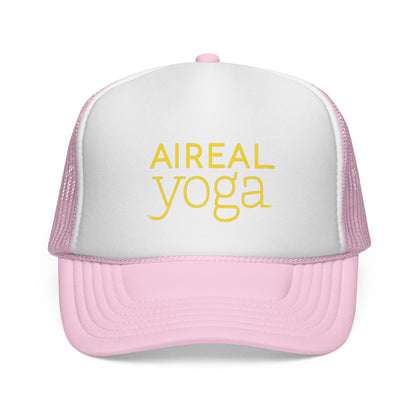 Aireal Yoga Trucker Cap | Embroidered Yoga Hat